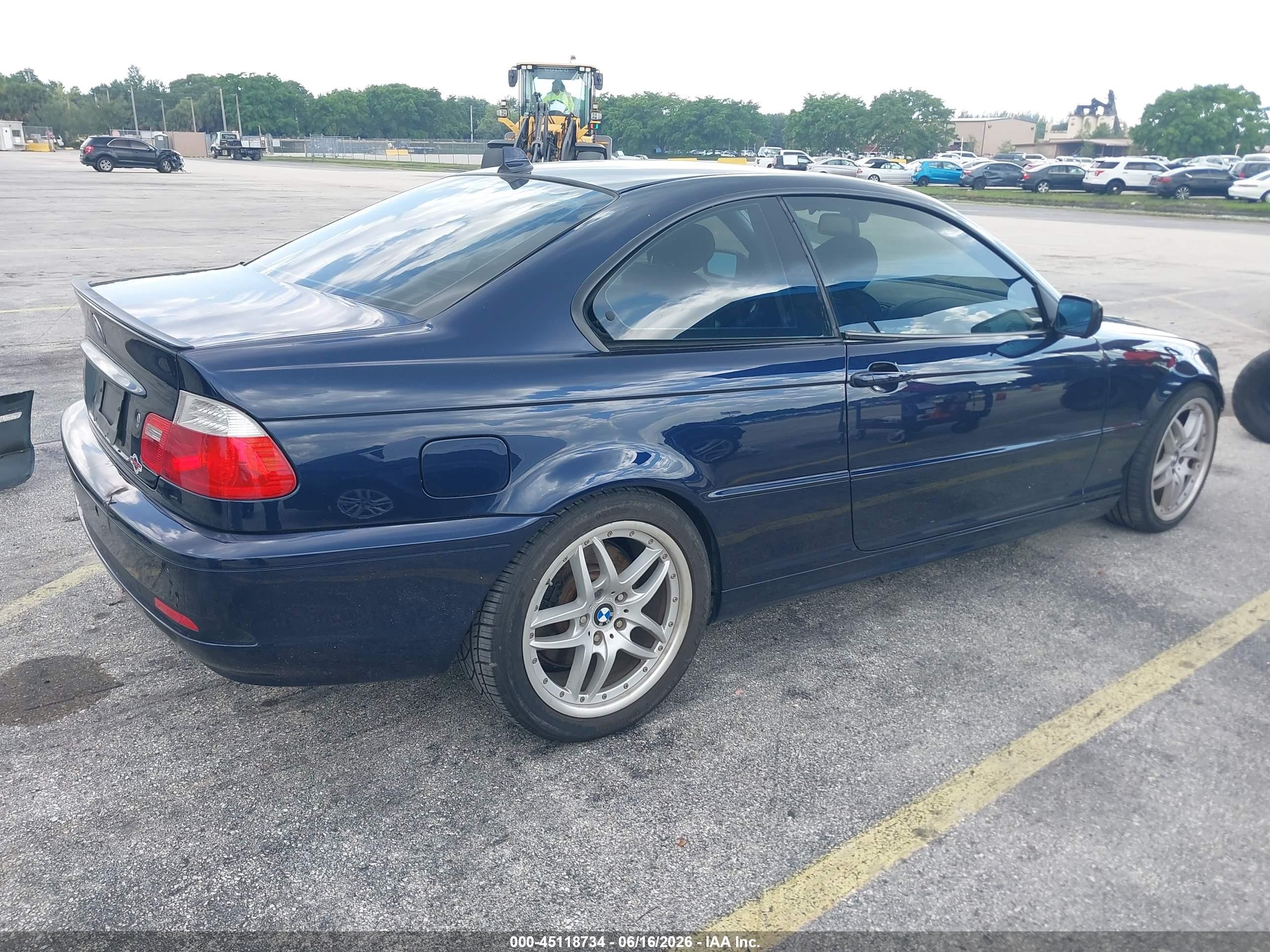 2005 Bmw 330ci Синий vin: WBABD534X5PD98857