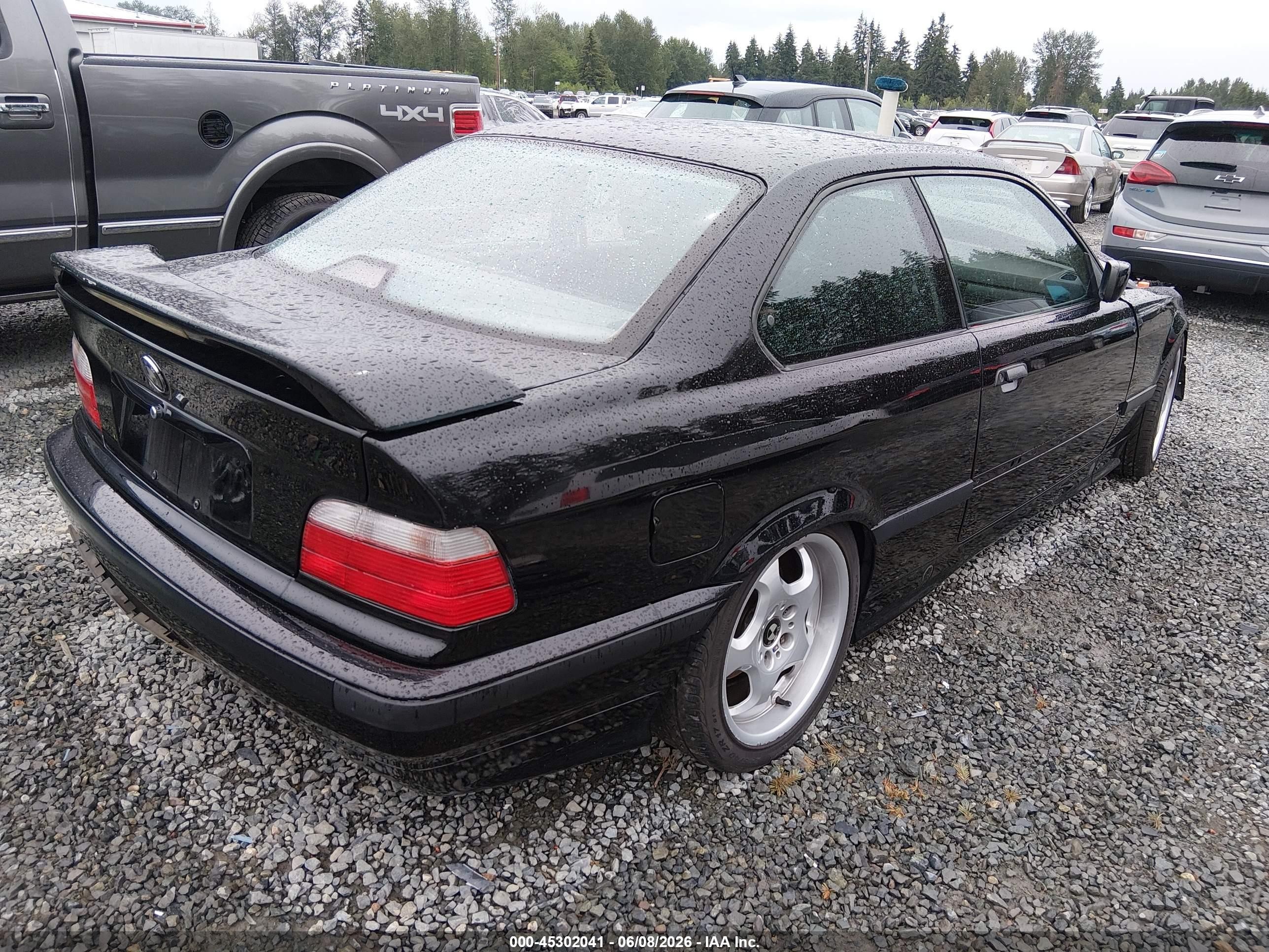 1992 Bmw 318 Is Black vin: WBABE5317NJA02938