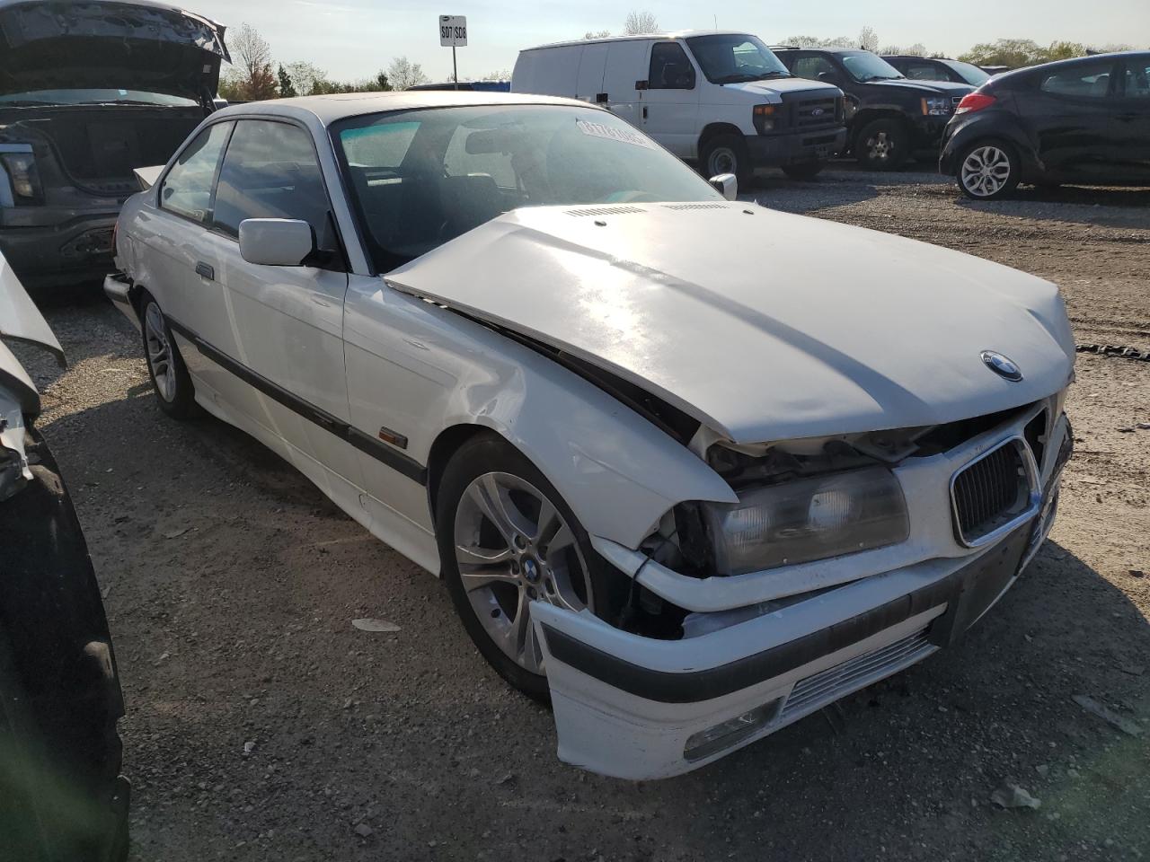 1996 Bmw 318 Is Automatic White vin: WBABE8321TEY30951