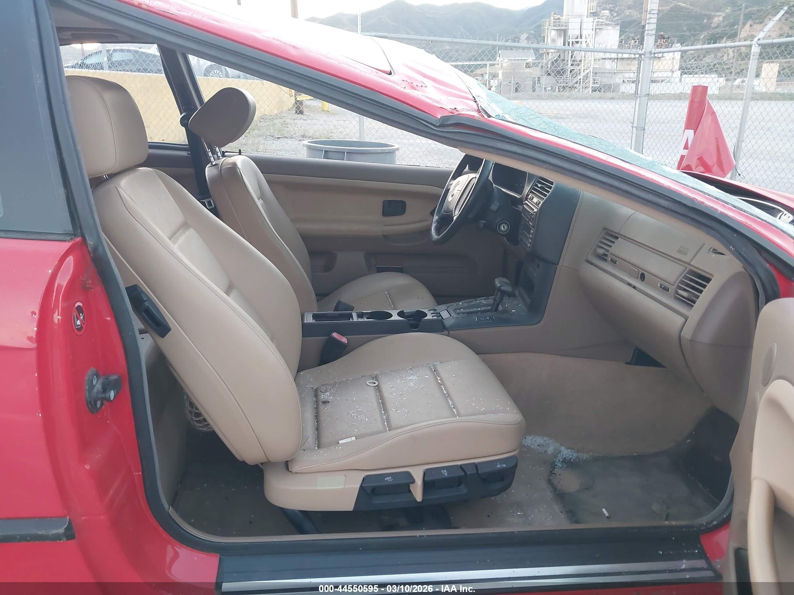 1996 Bmw 318 Is Automatic Red vin: WBABE8323TEY30837