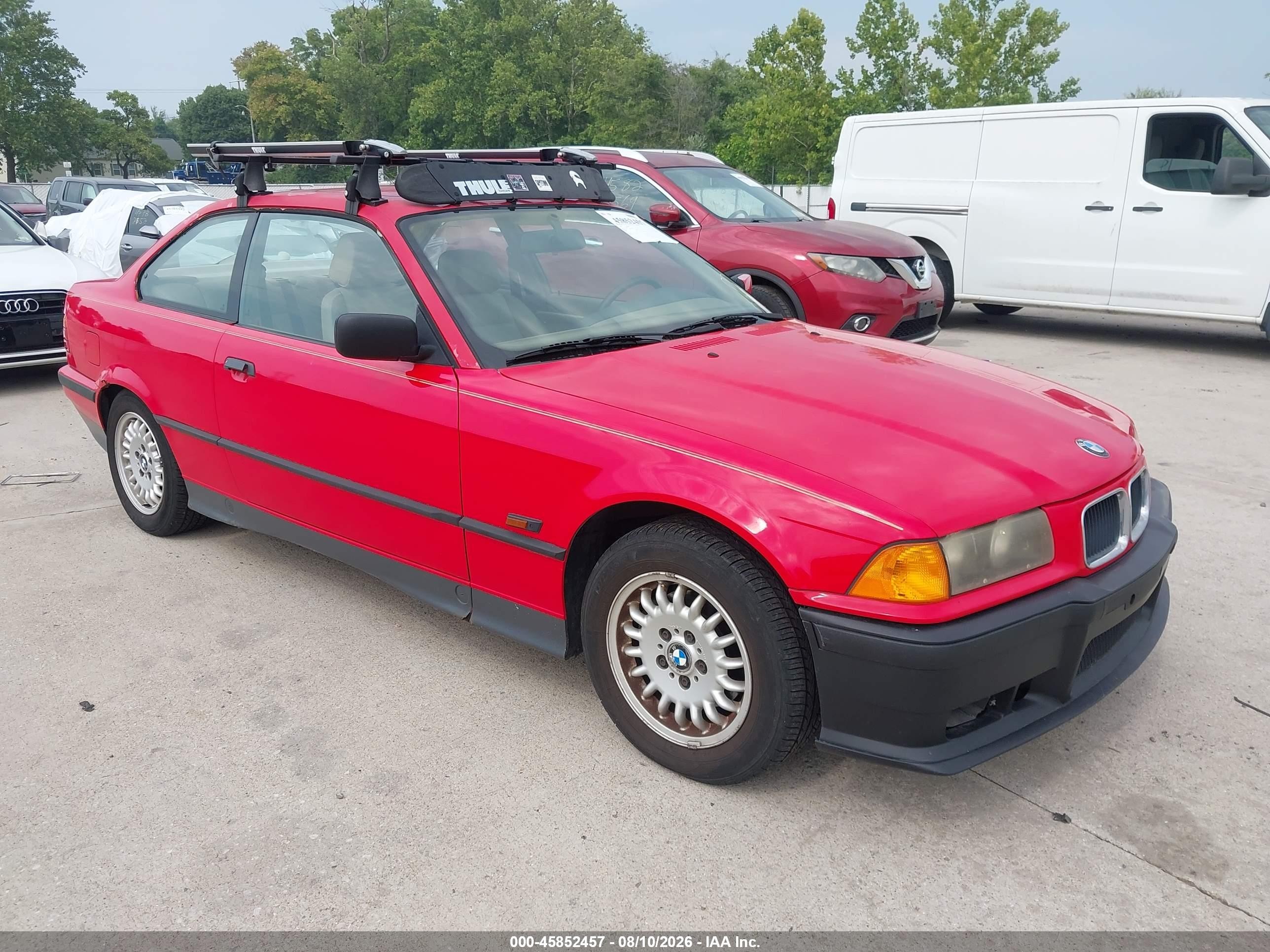 1994 Bmw 325 Is Red vin: WBABF3325REF48176