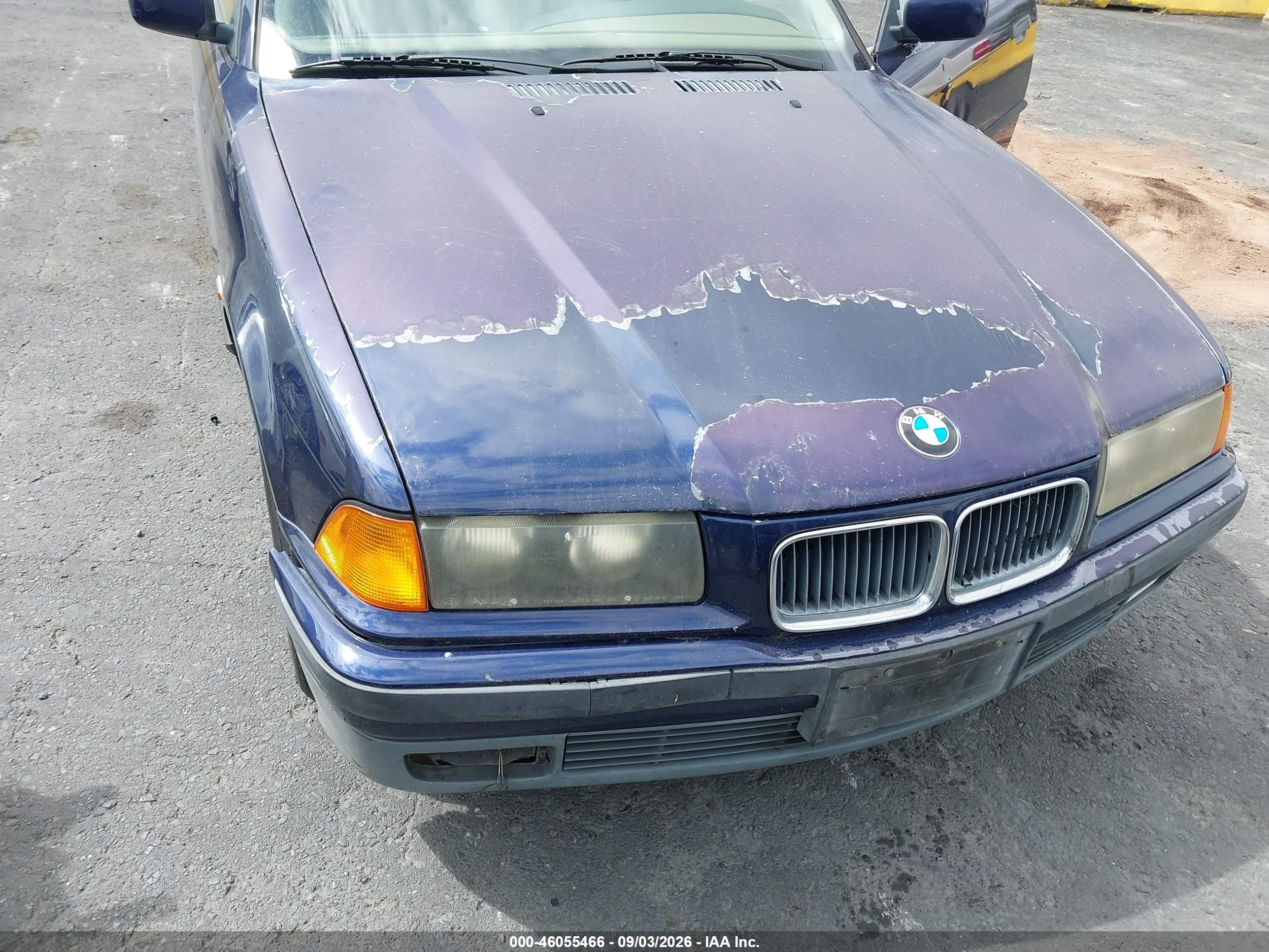 1995 Bmw 325 Is Blue vin: WBABF3328SEF49750