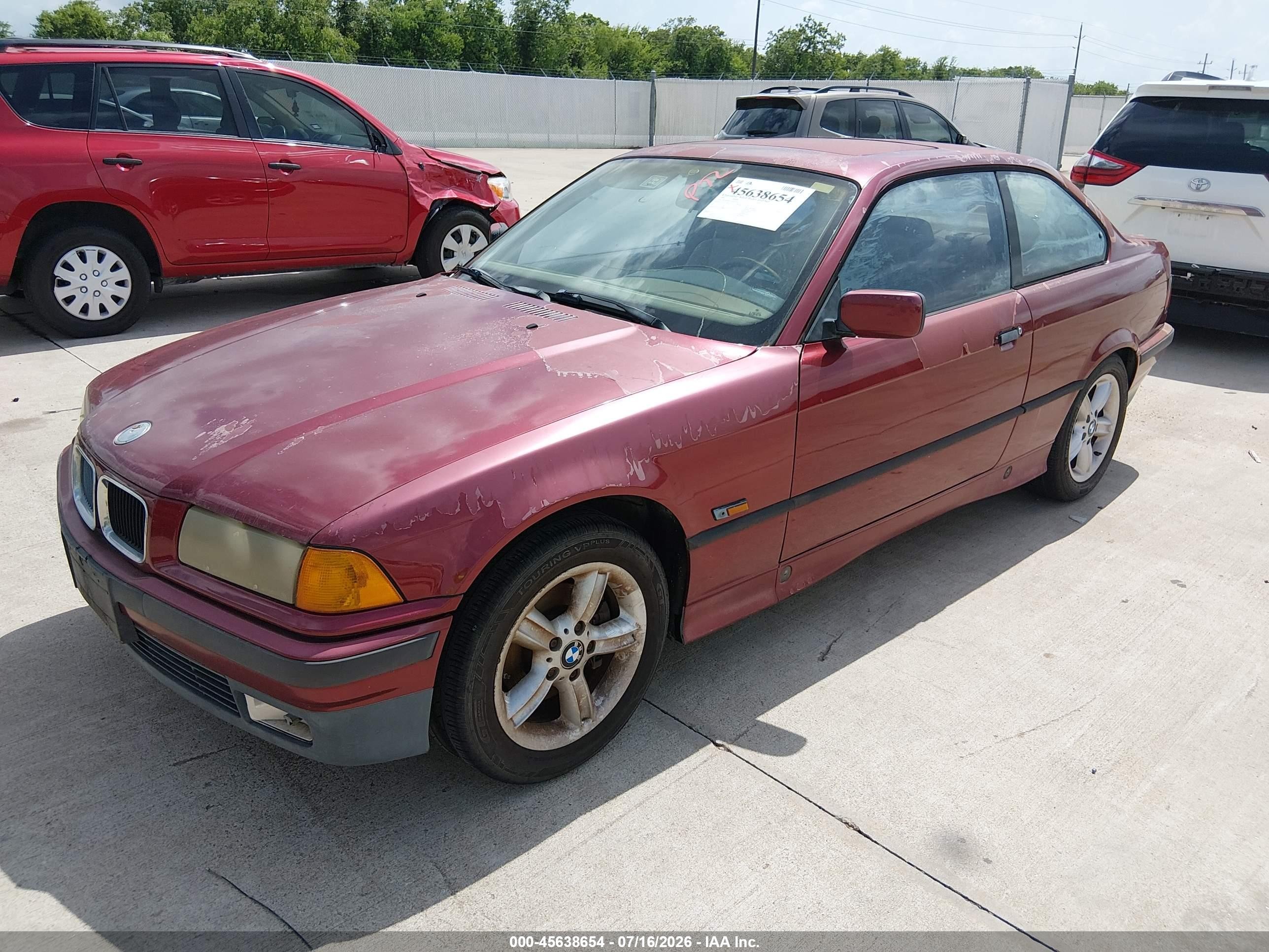 1995 Bmw 325 Is Automatic Red vin: WBABF4322SEK17161