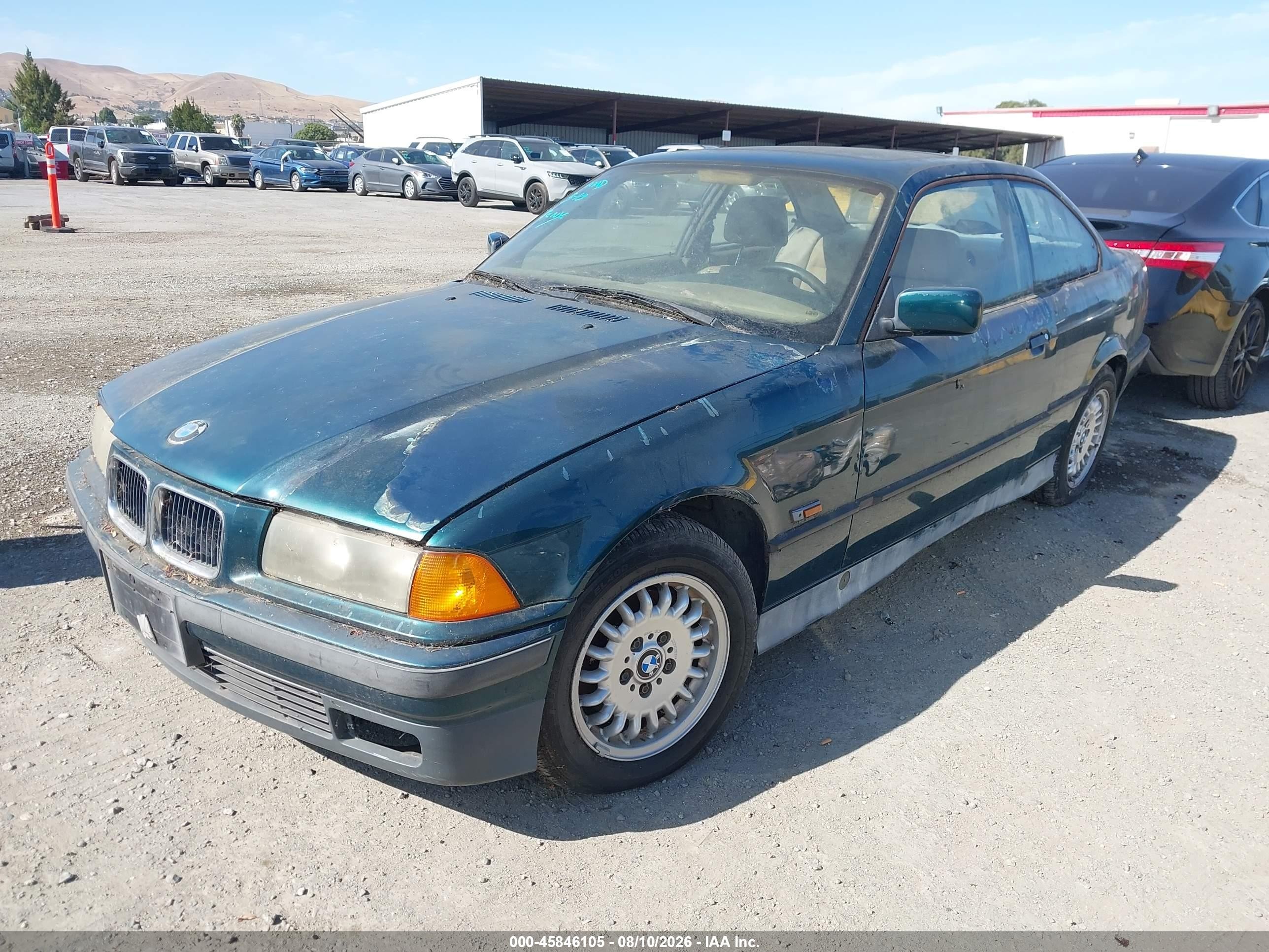 1995 Bmw 325 Is Automatic Green vin: WBABF432XSEK16145