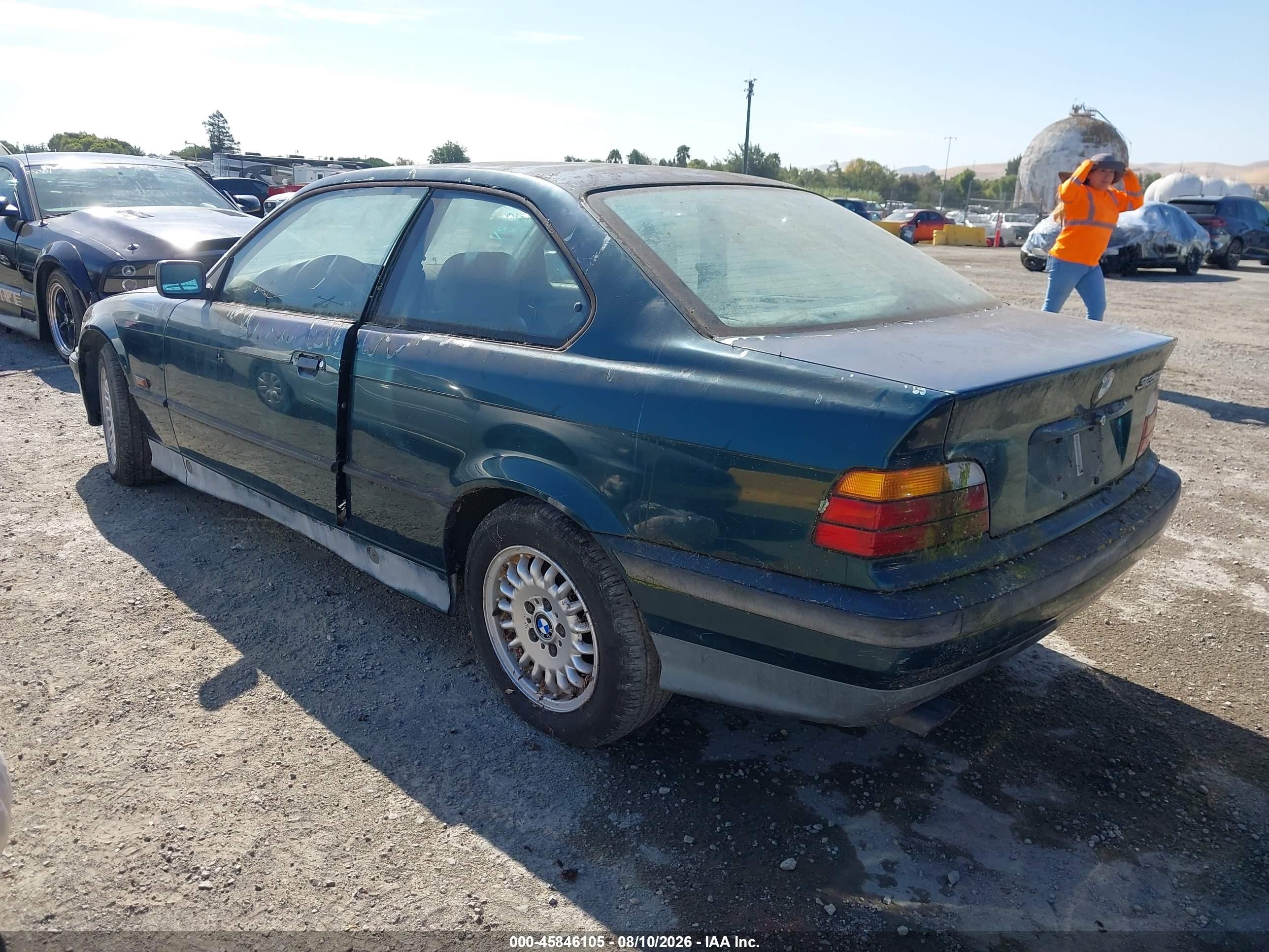 1995 Bmw 325 Is Automatic Green vin: WBABF432XSEK16145