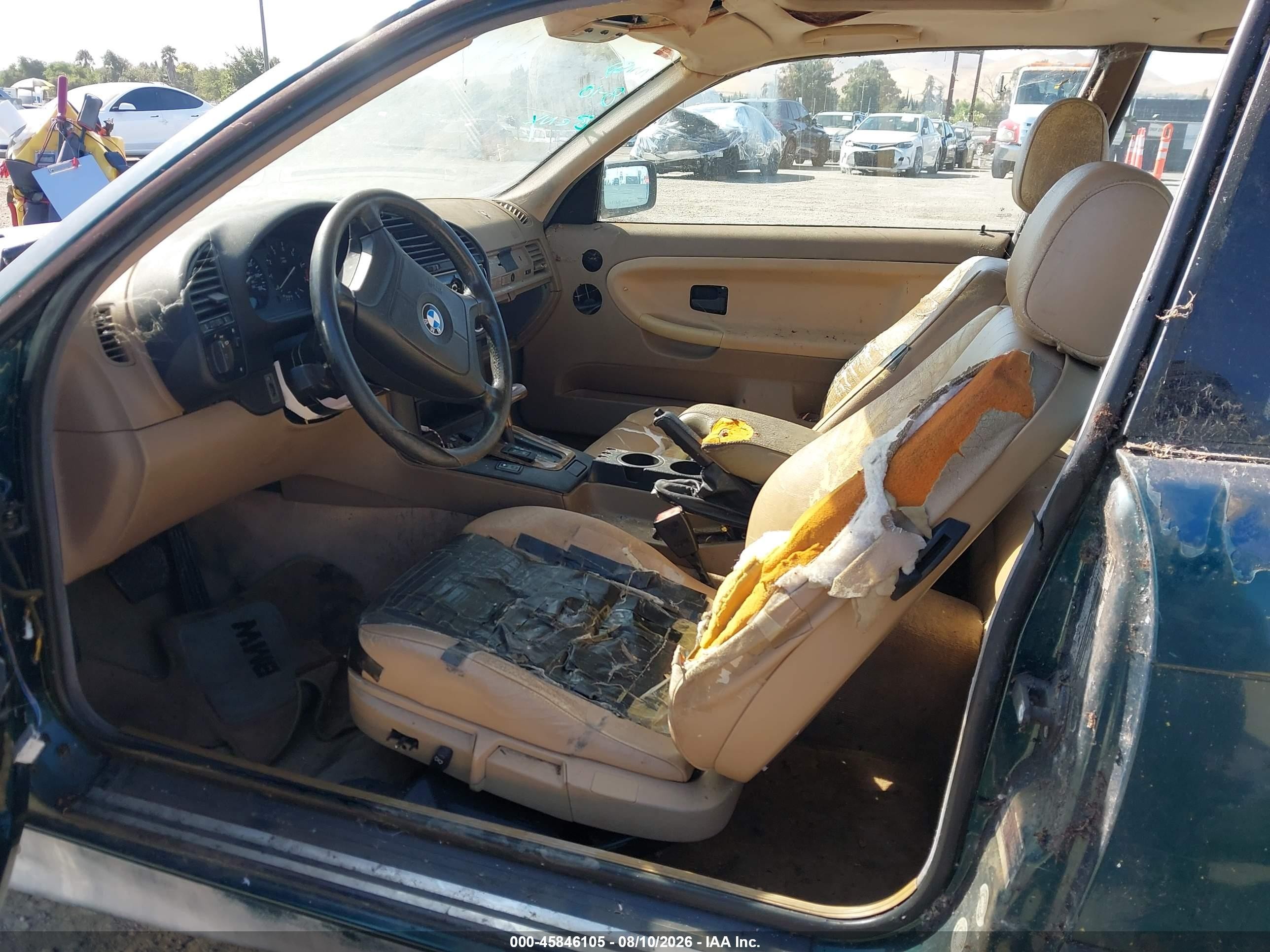 1995 Bmw 325 Is Automatic Green vin: WBABF432XSEK16145