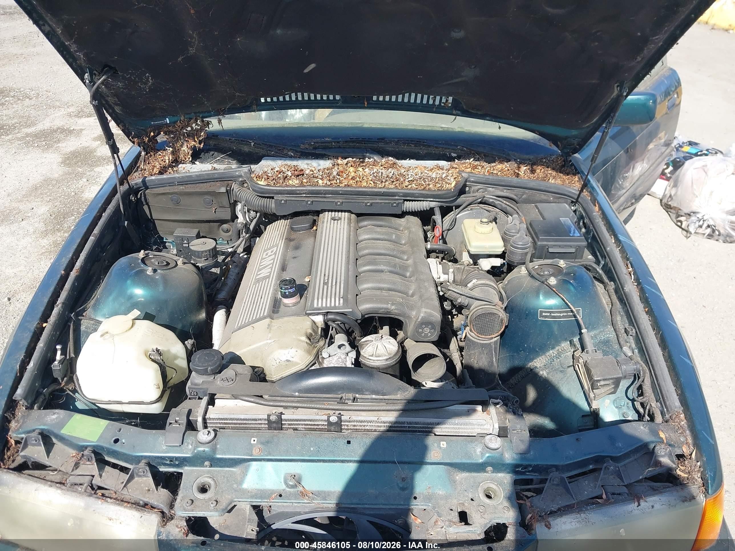 1995 Bmw 325 Is Automatic Green vin: WBABF432XSEK16145