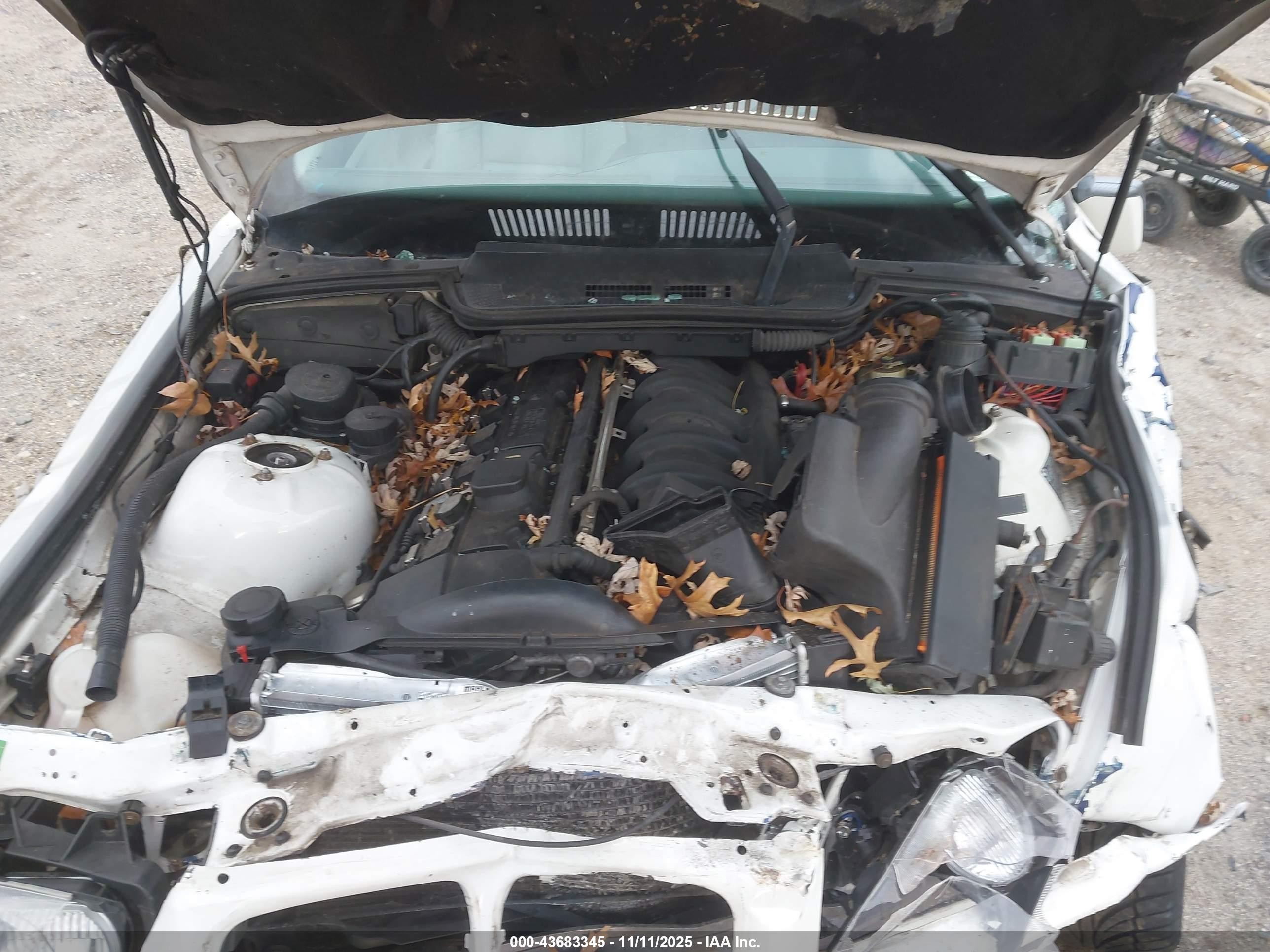 1998 Bmw 323is   White vin: WBABF7322WEH41453