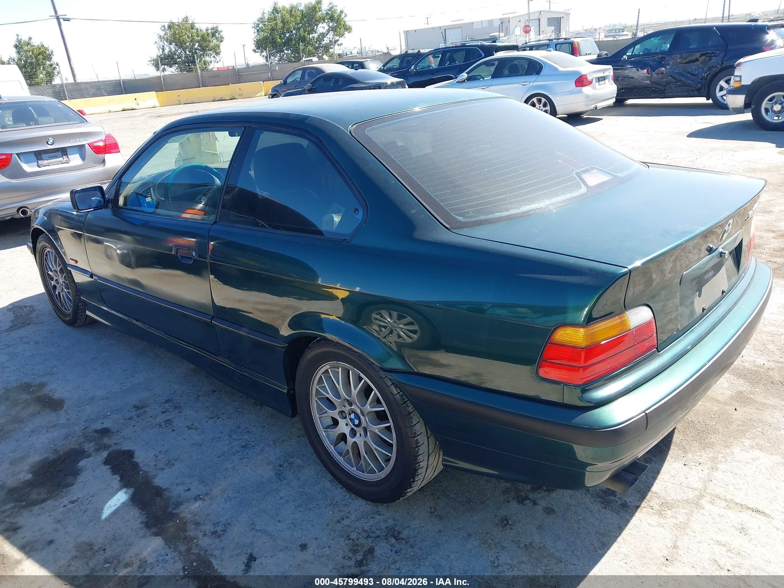 1998 Bmw 323is   Green vin: WBABF7323WEH41770
