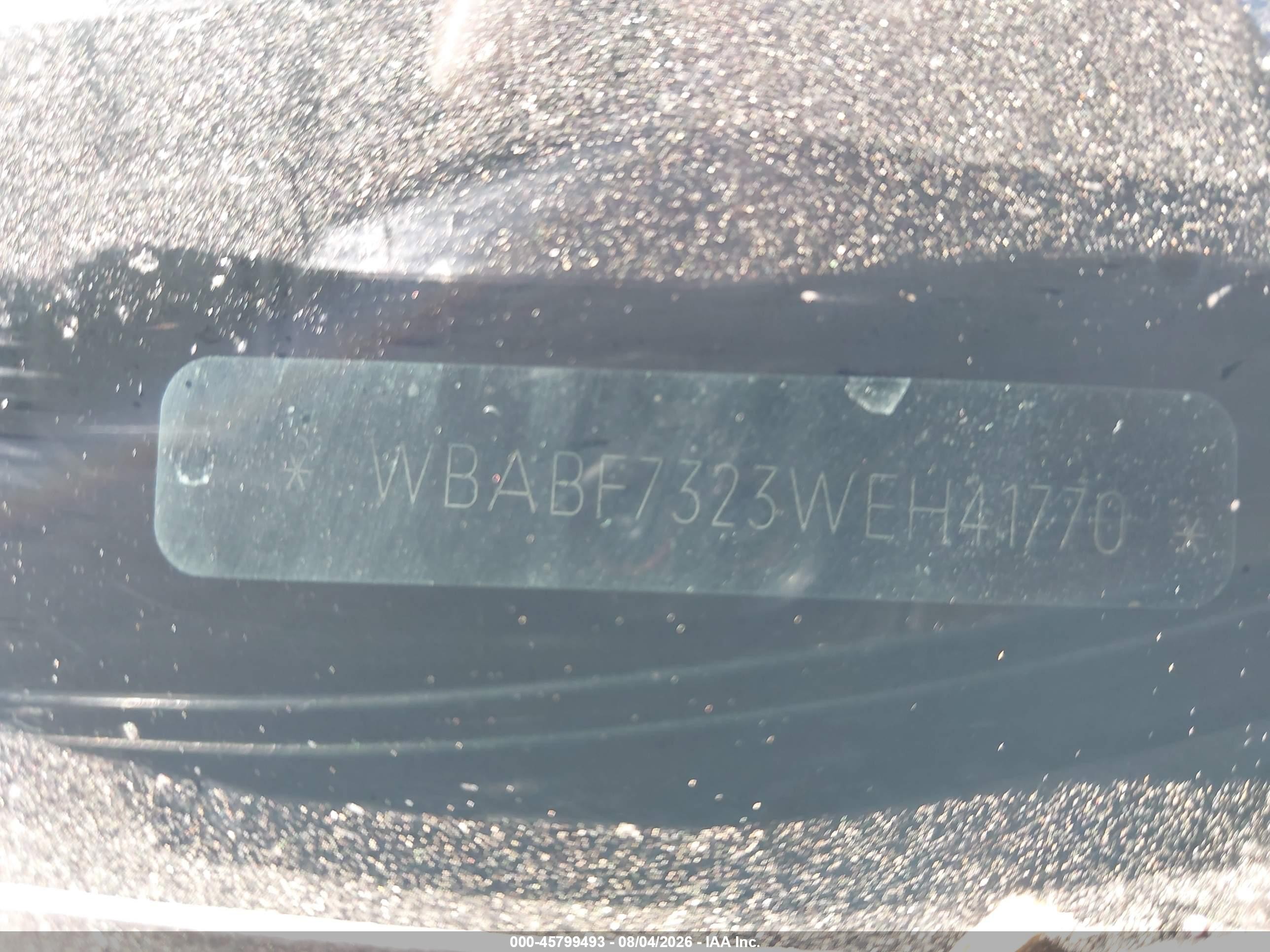 1998 Bmw 323is   Green vin: WBABF7323WEH41770