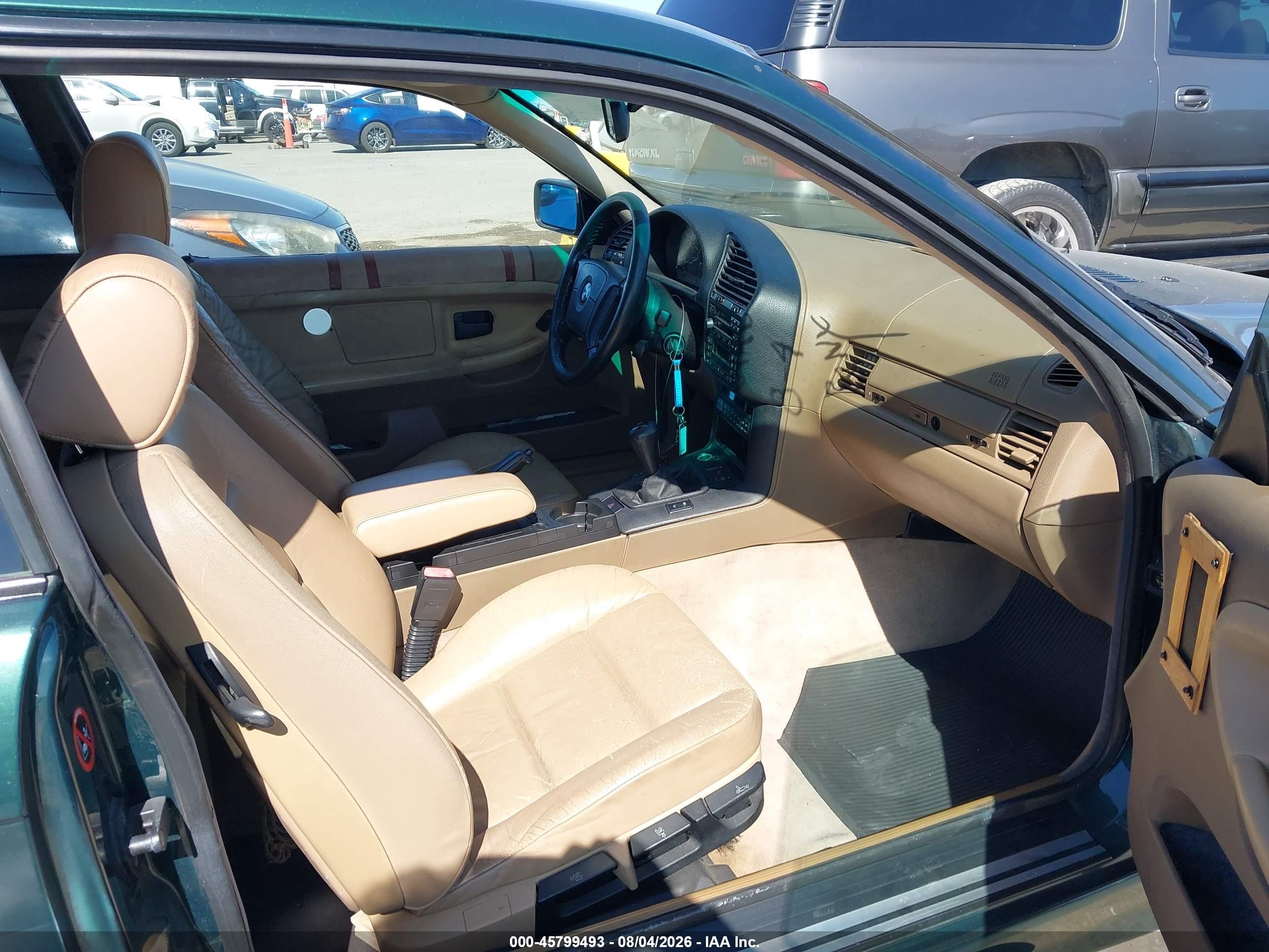 1998 Bmw 323is   Green vin: WBABF7323WEH41770