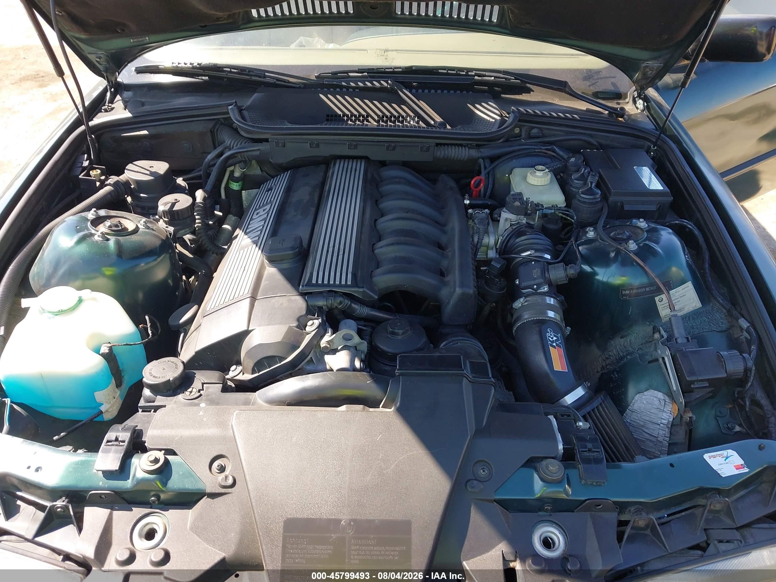 1998 Bmw 323is   Green vin: WBABF7323WEH41770