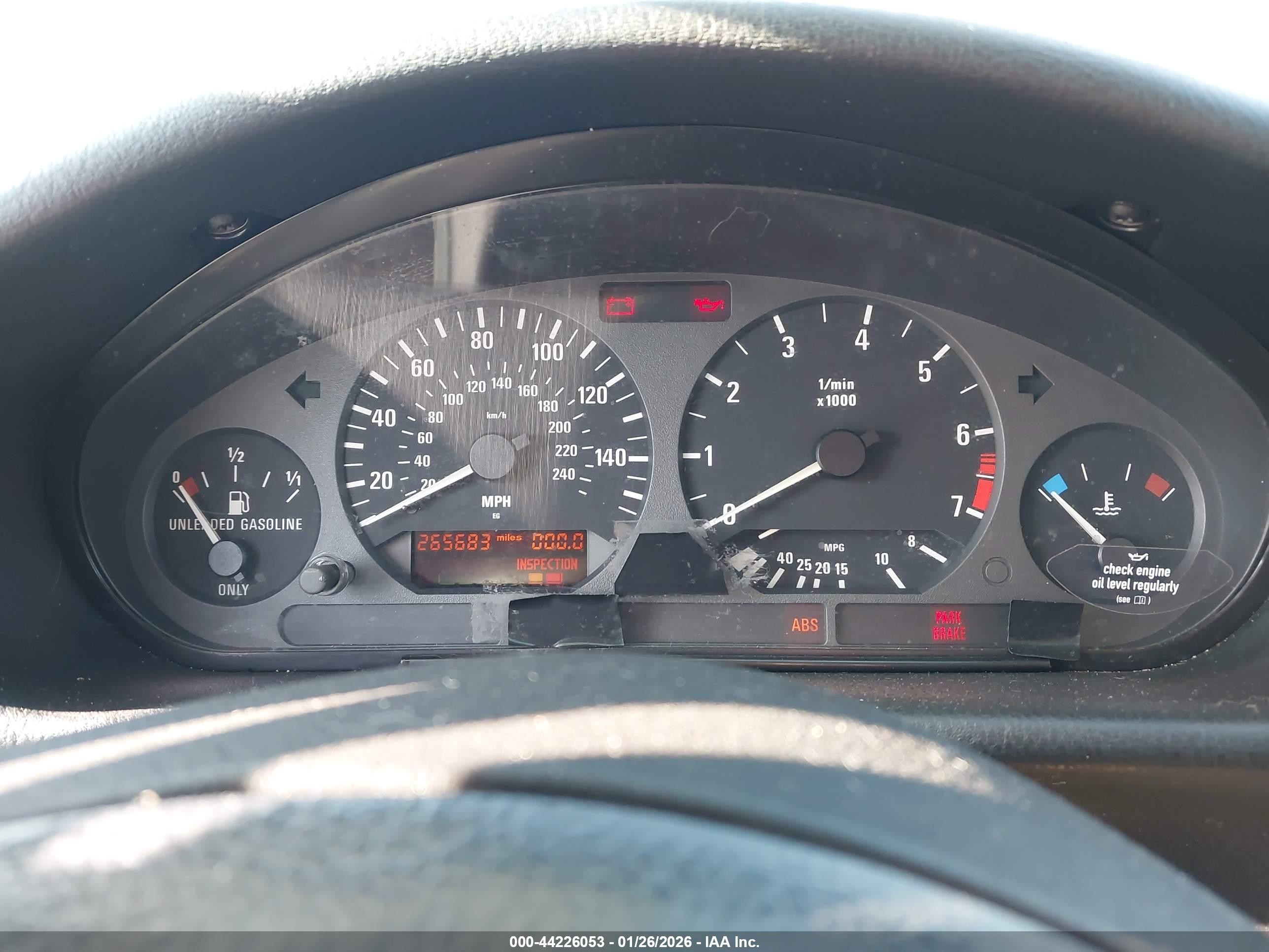 1999 Bmw 323is   Синий vin: WBABF7336XEH43605