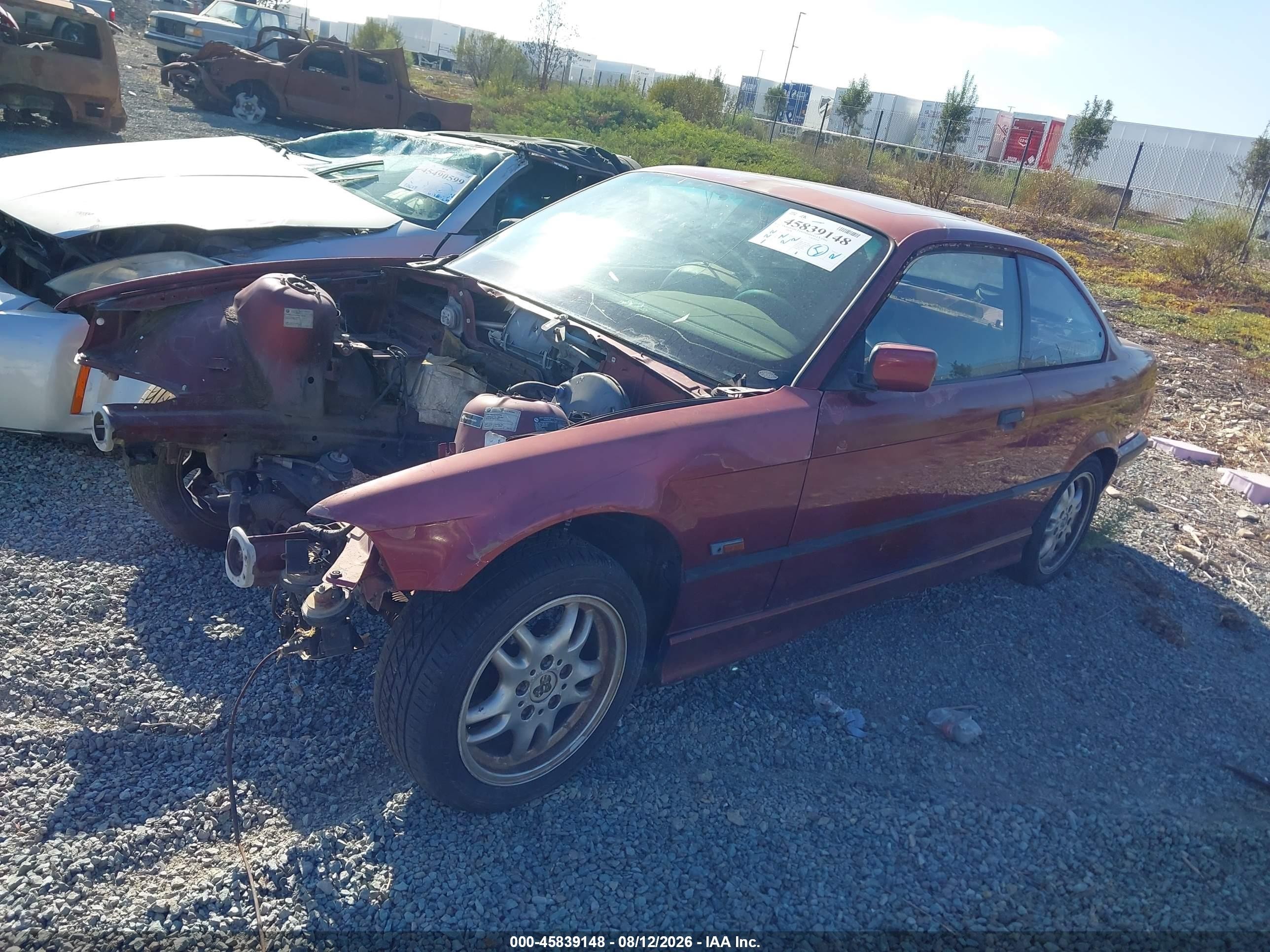 1996 Bmw 328 Is Pink vin: WBABG1324TET00667