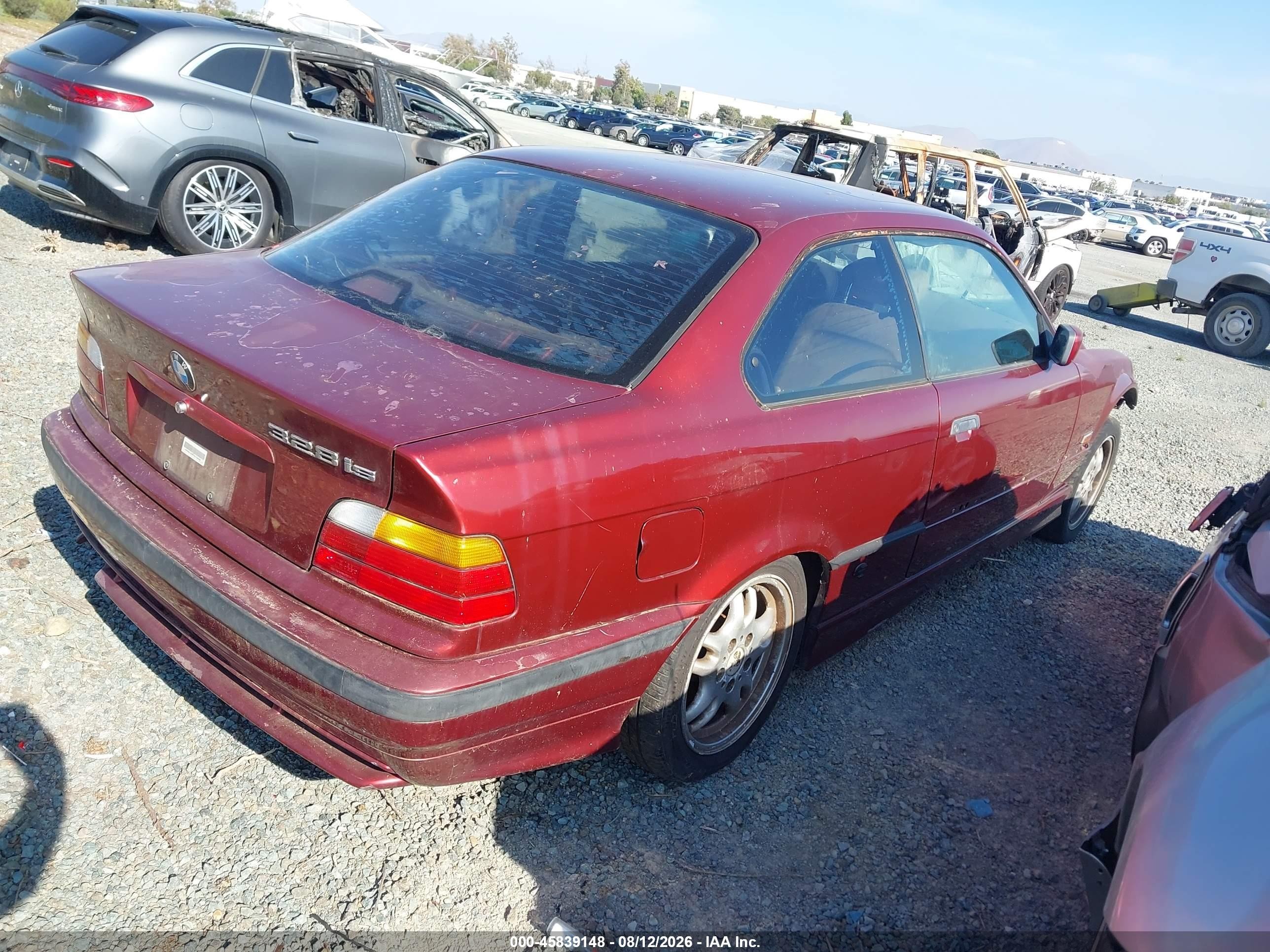 1996 Bmw 328 Is Pink vin: WBABG1324TET00667