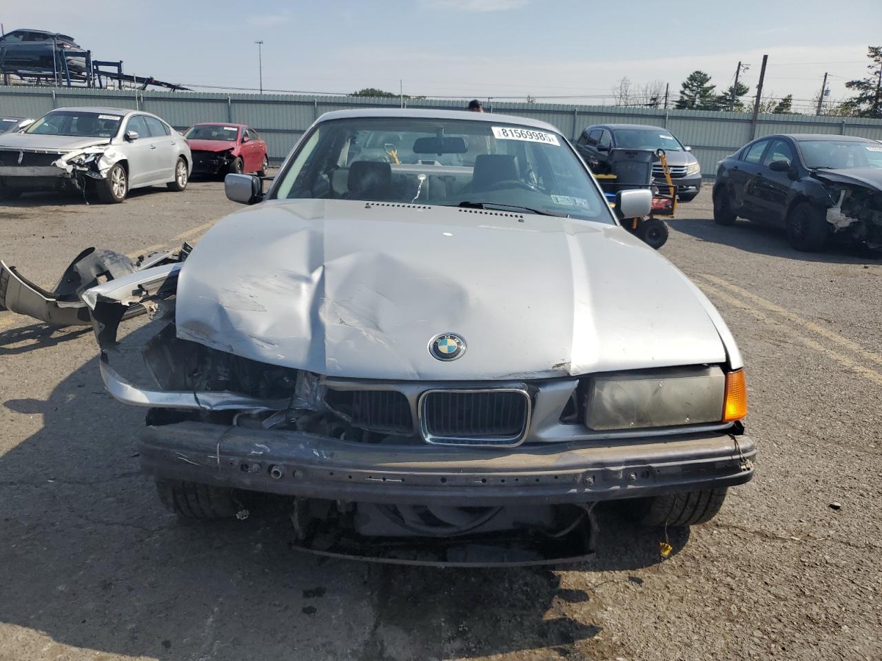 1996 Bmw 328 Is Silver vin: WBABG132XTET02469