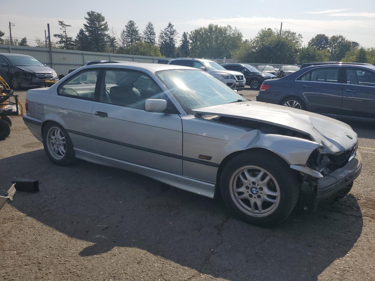 1996 Bmw 328 Is Silver vin: WBABG132XTET02469