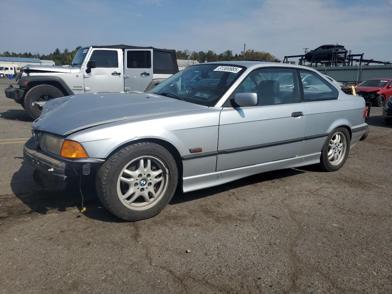 1996 Bmw 328 Is Silver vin: WBABG132XTET02469