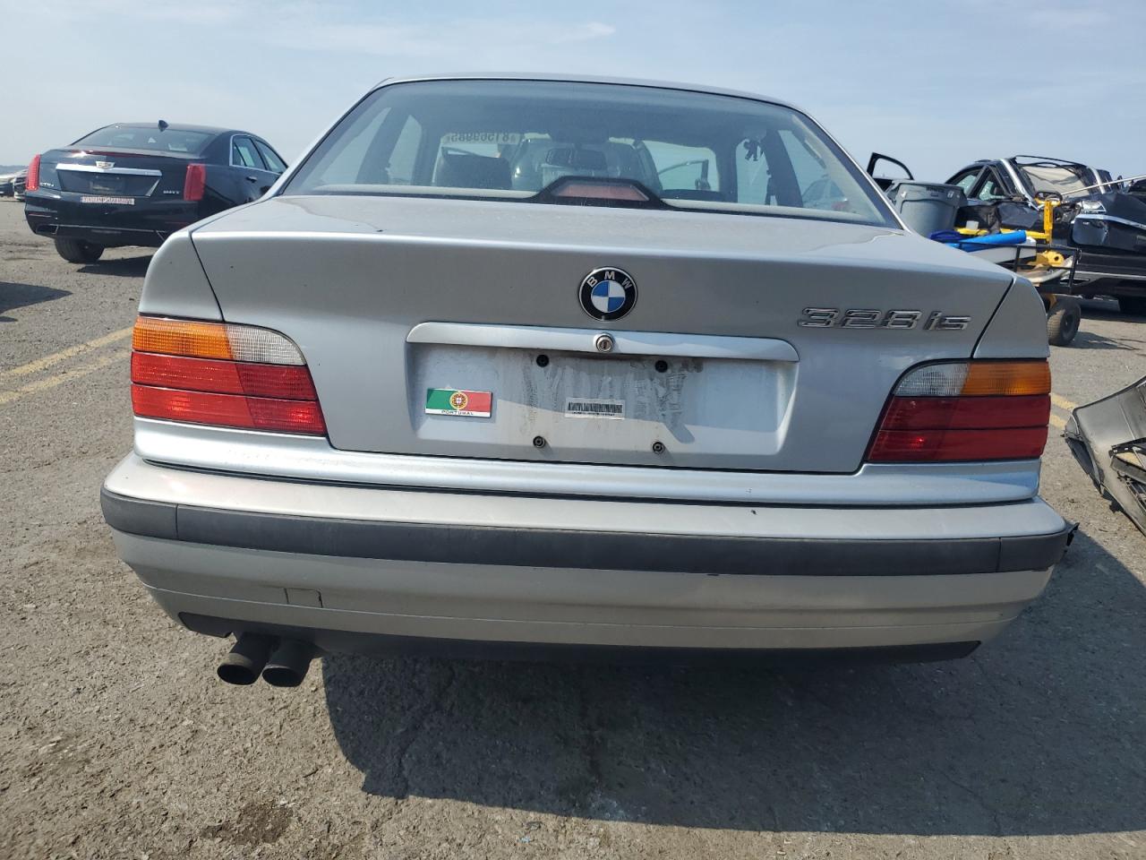 1996 Bmw 328 Is Silver vin: WBABG132XTET02469