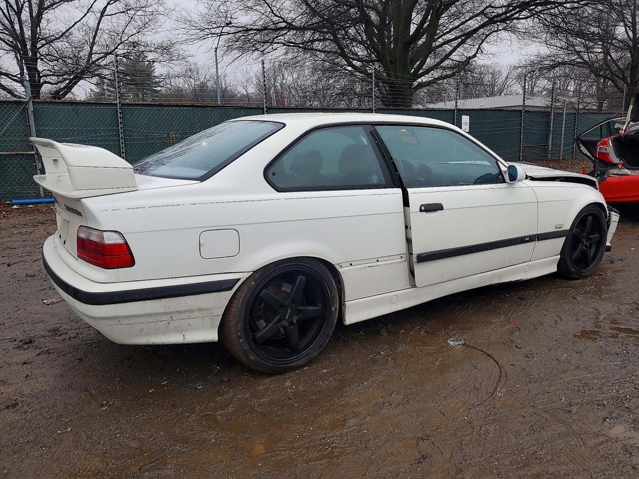 1998 Bmw 328 Is Automatic White vin: WBABG2329WET37207