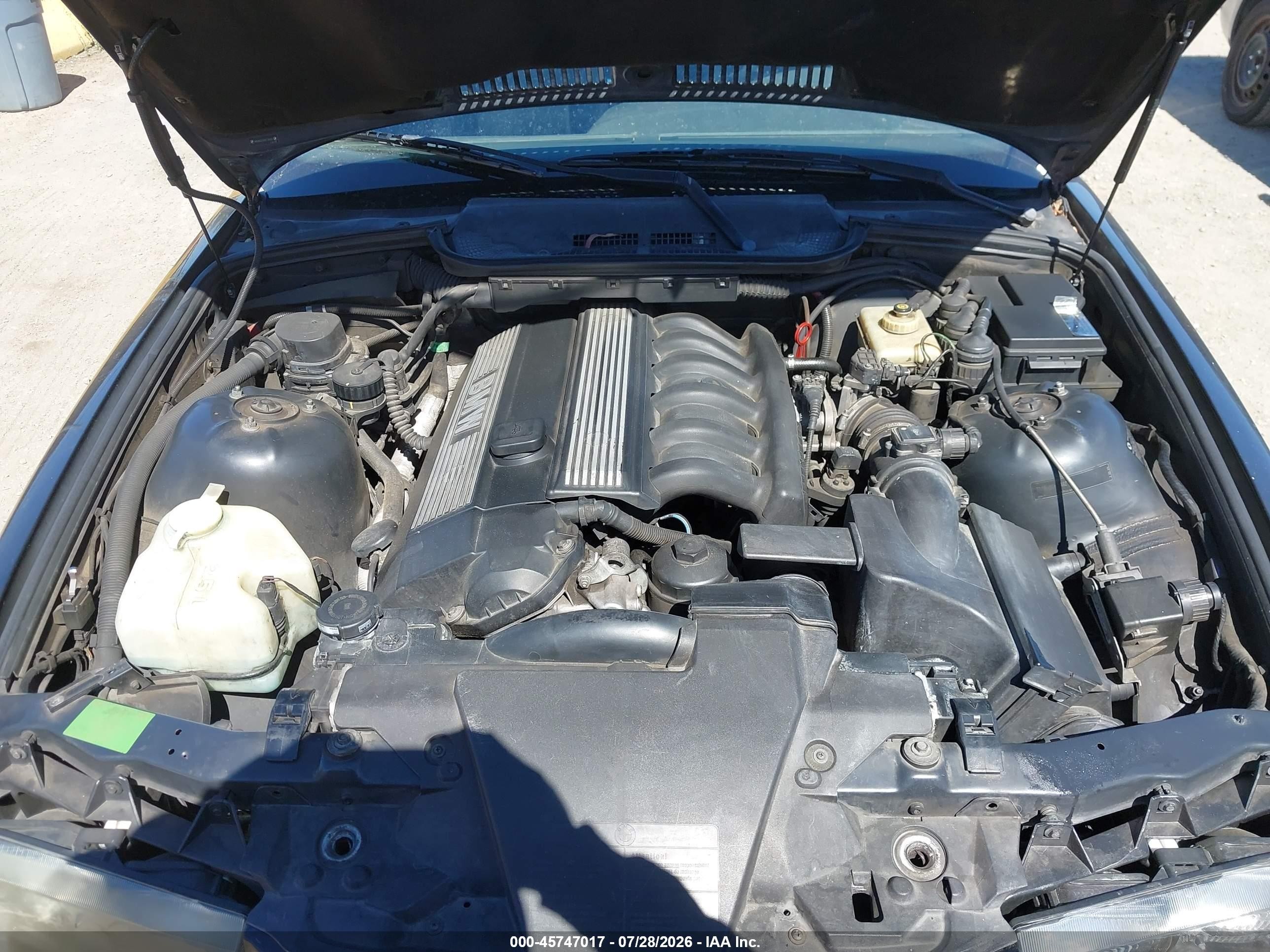 1999 Bmw 328is   Black vin: WBABG233XXET38568