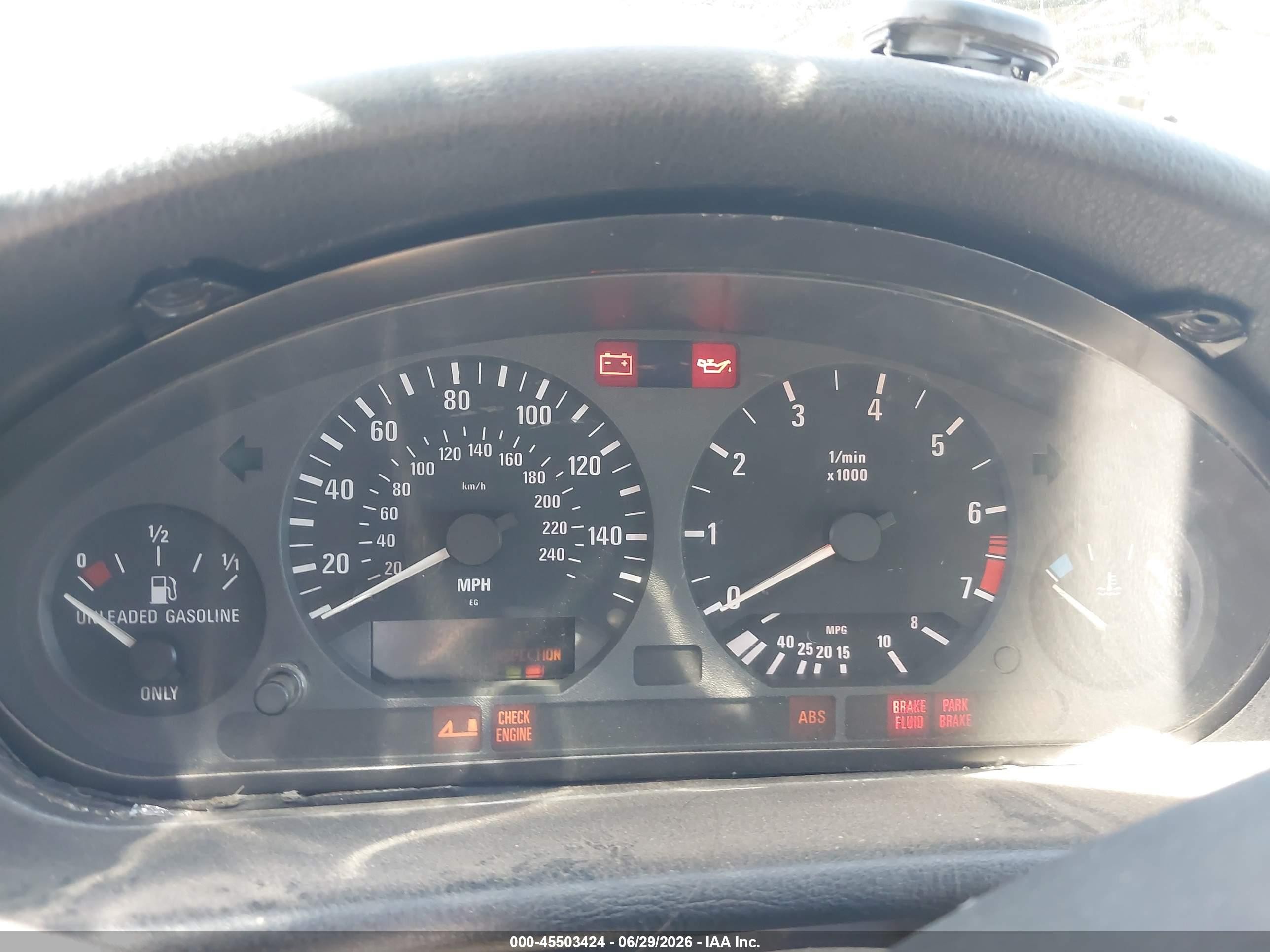 1996 Bmw 318 Ic Green vin: WBABH7324TEY00067