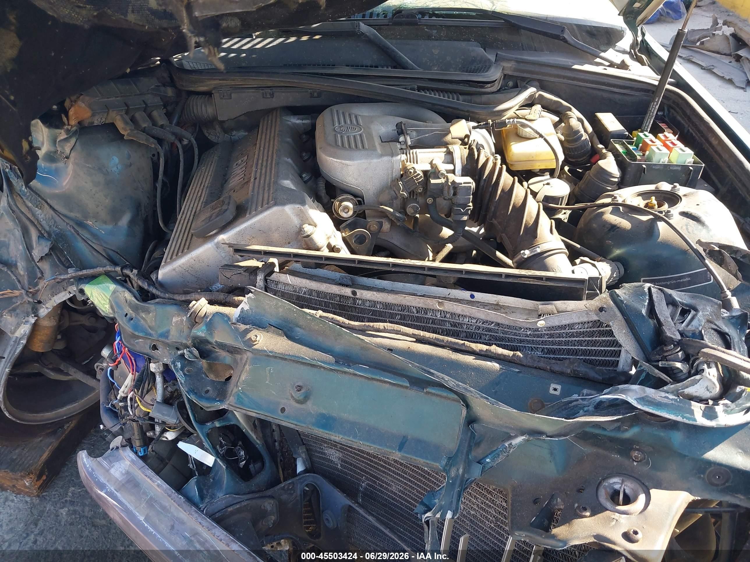 1996 Bmw 318 Ic Green vin: WBABH7324TEY00067