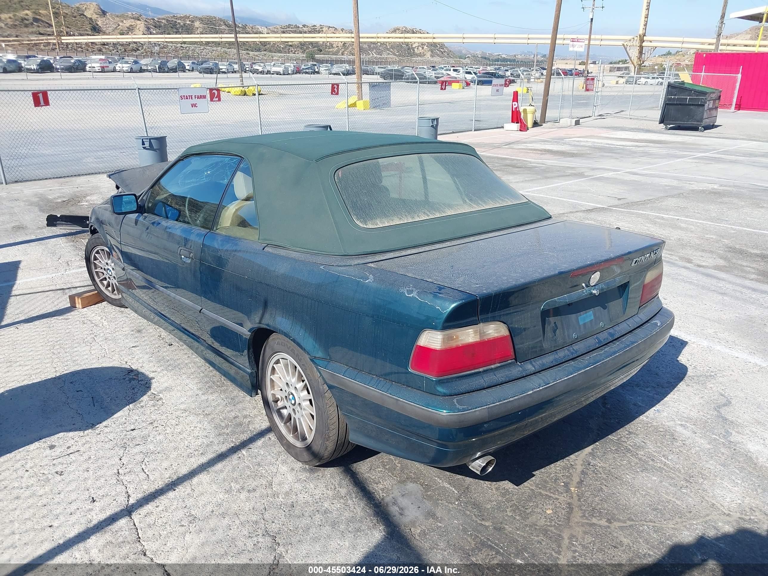 1996 Bmw 318 Ic Green vin: WBABH7324TEY00067