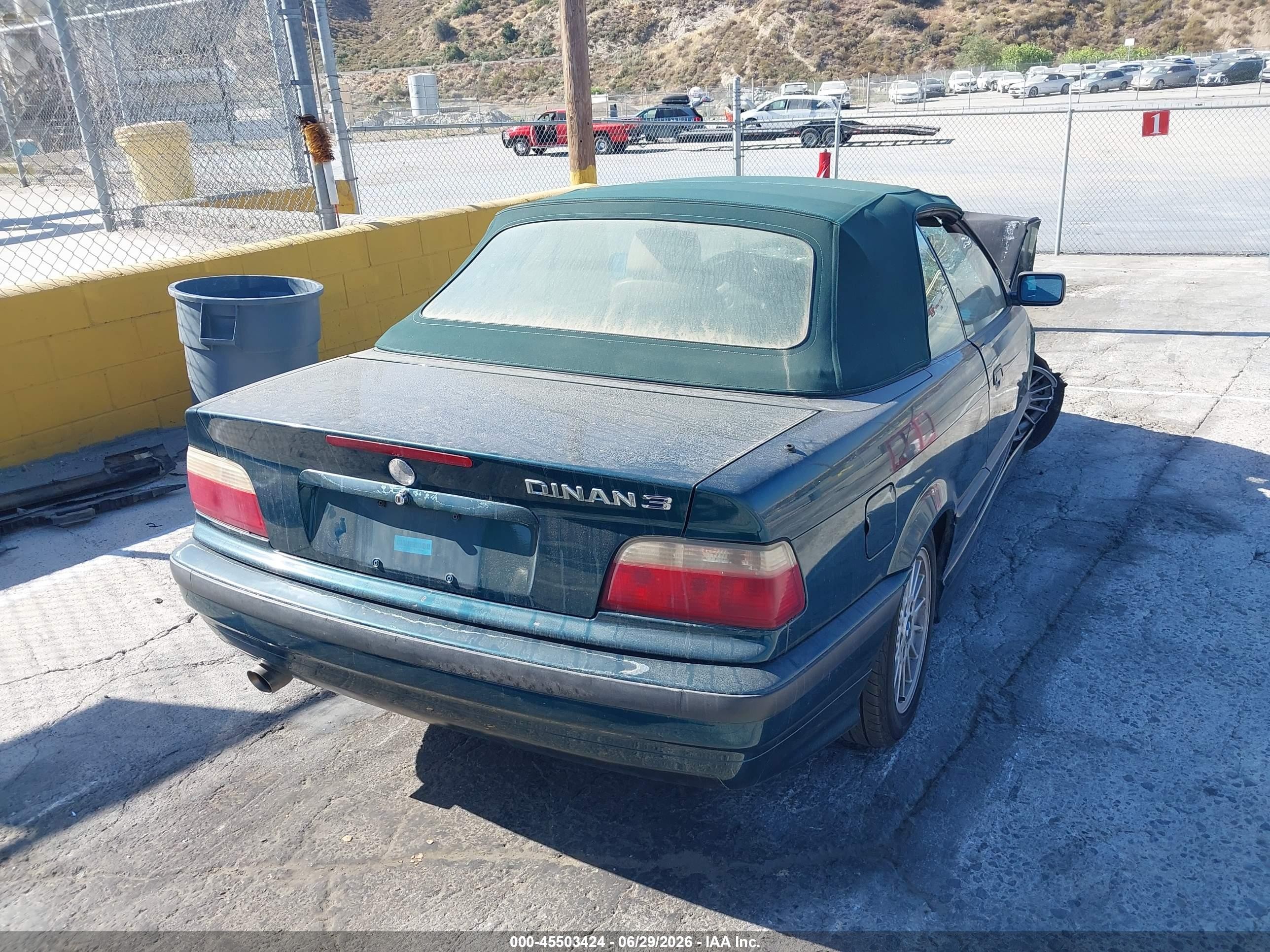 1996 Bmw 318 Ic Green vin: WBABH7324TEY00067