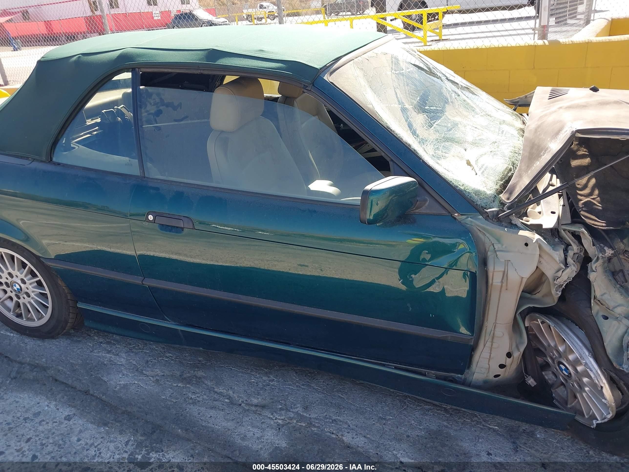 1996 Bmw 318 Ic Green vin: WBABH7324TEY00067