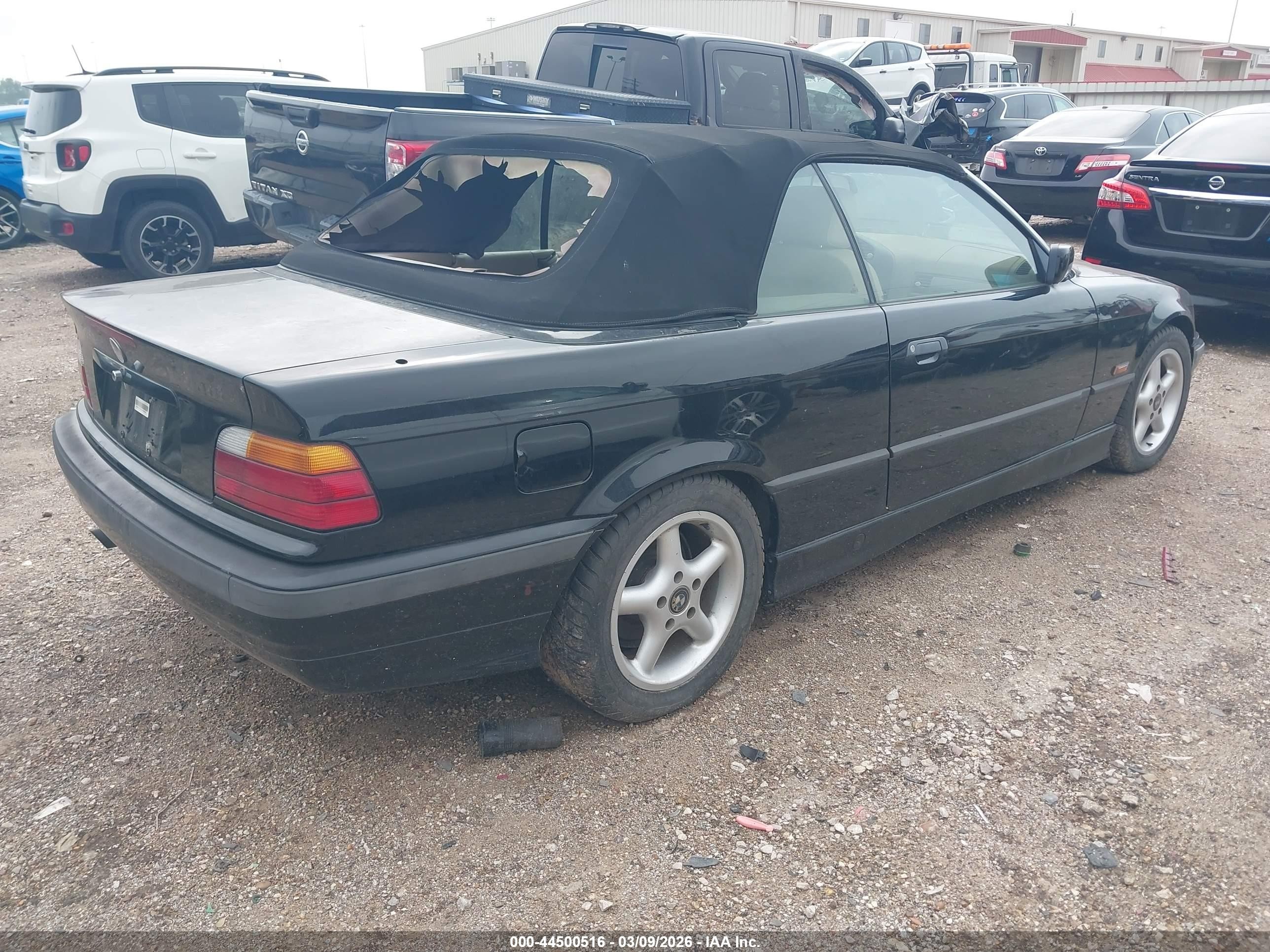 1996 Bmw 318 Ic Black vin: WBABH7329TEY00243