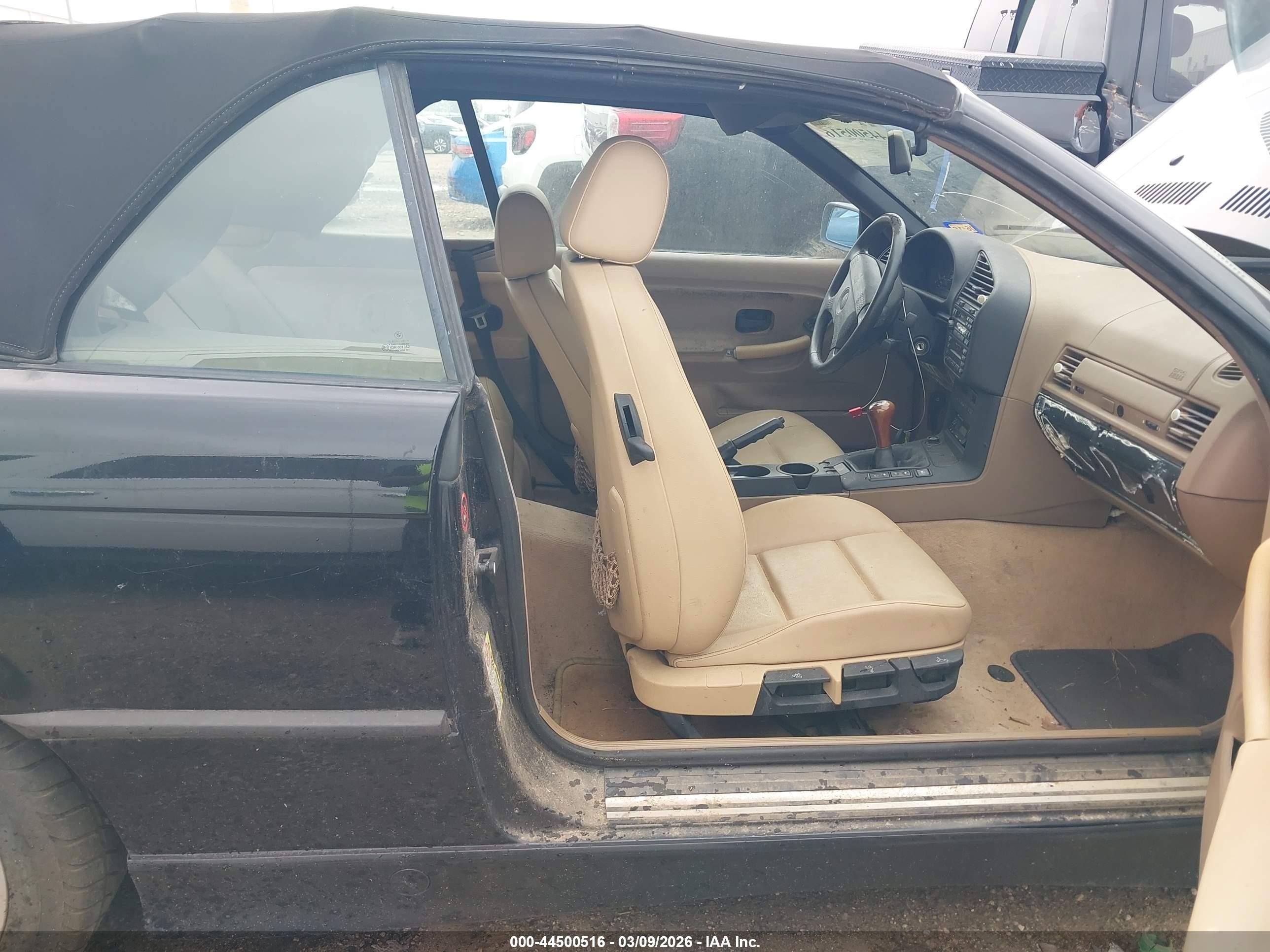 1996 Bmw 318 Ic Black vin: WBABH7329TEY00243