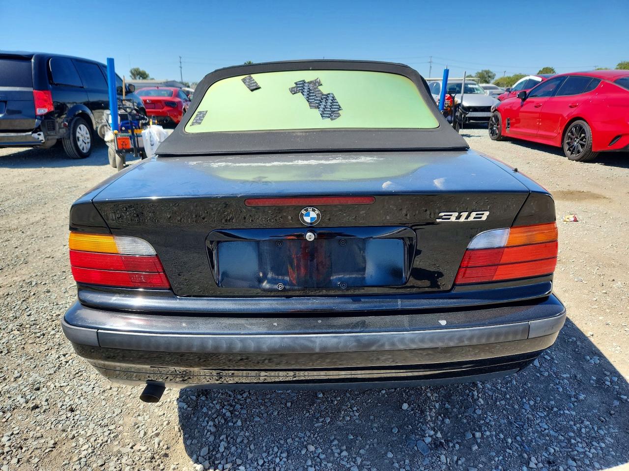 1996 Bmw 318 Ic Automatic Black vin: WBABH8322TEY10943