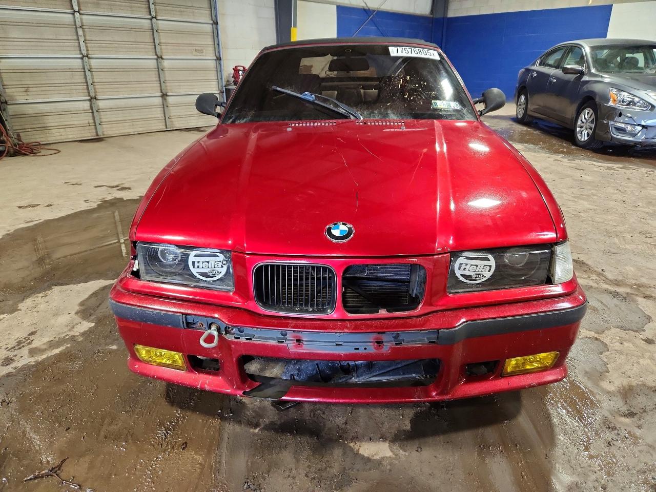 1995 Bmw 325 Ic Red vin: WBABJ5322SJC84356