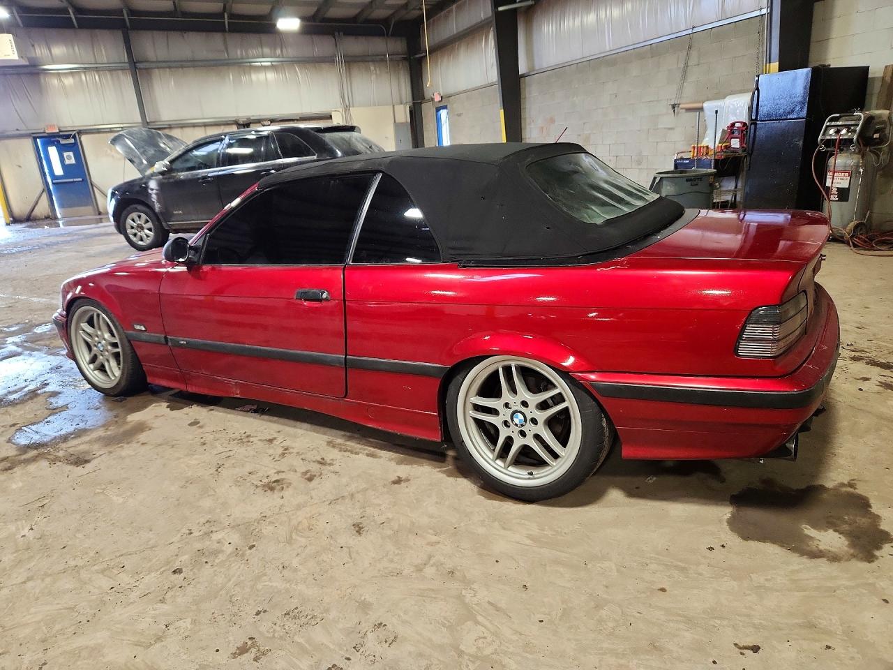 1995 Bmw 325 Ic Red vin: WBABJ5322SJC84356