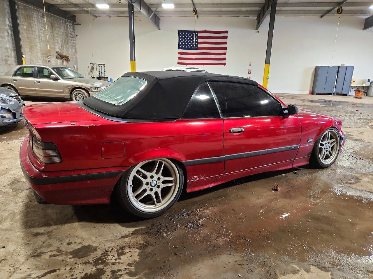 1995 Bmw 325 Ic Red vin: WBABJ5322SJC84356