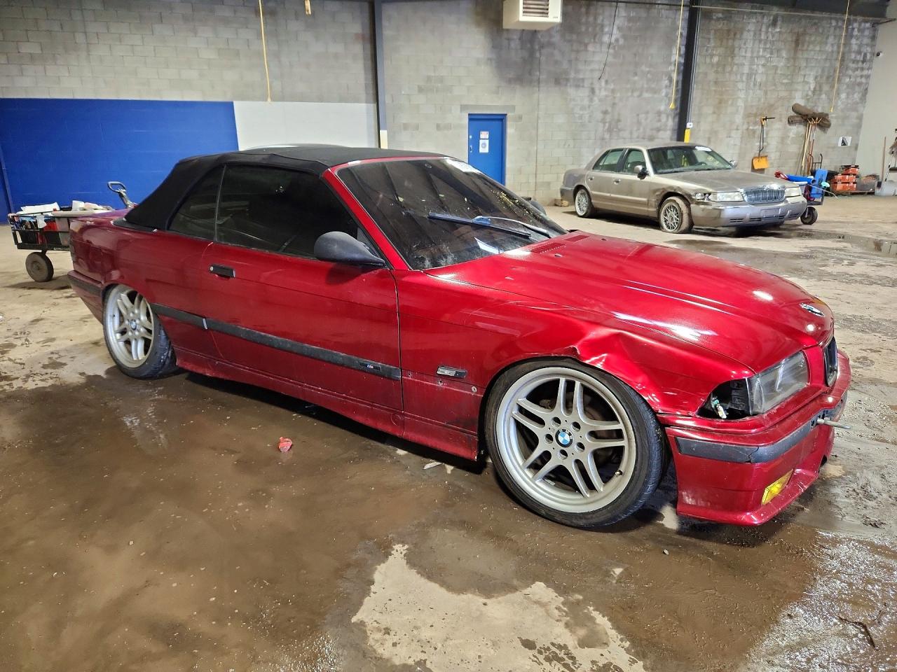 1995 Bmw 325 Ic Red vin: WBABJ5322SJC84356