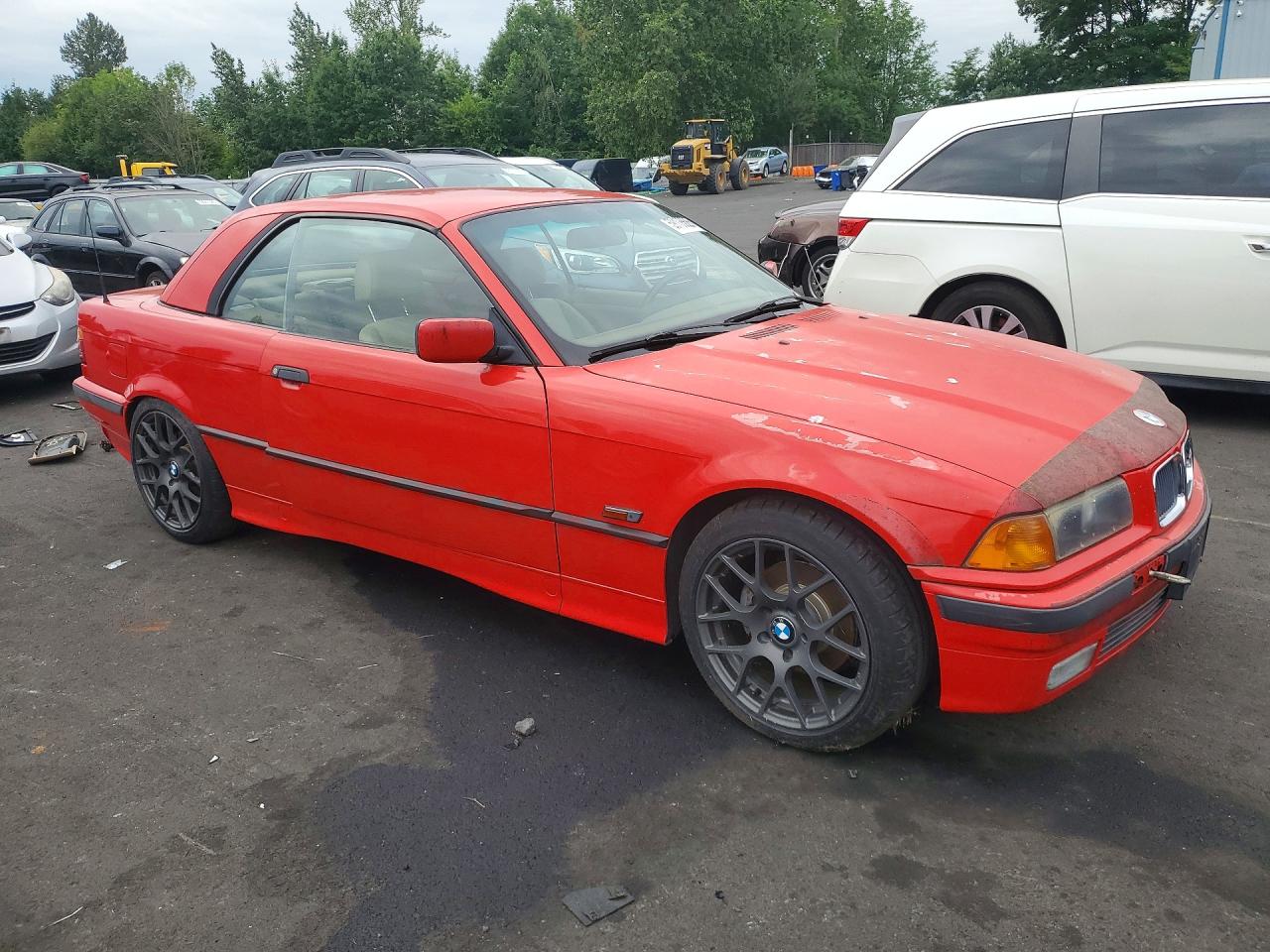 1994 Bmw 325 Ic Красный vin: WBABJ5329RJC80590
