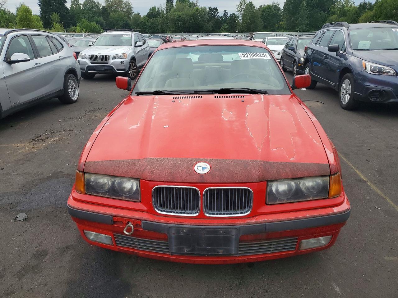 1994 Bmw 325 Ic Красный vin: WBABJ5329RJC80590