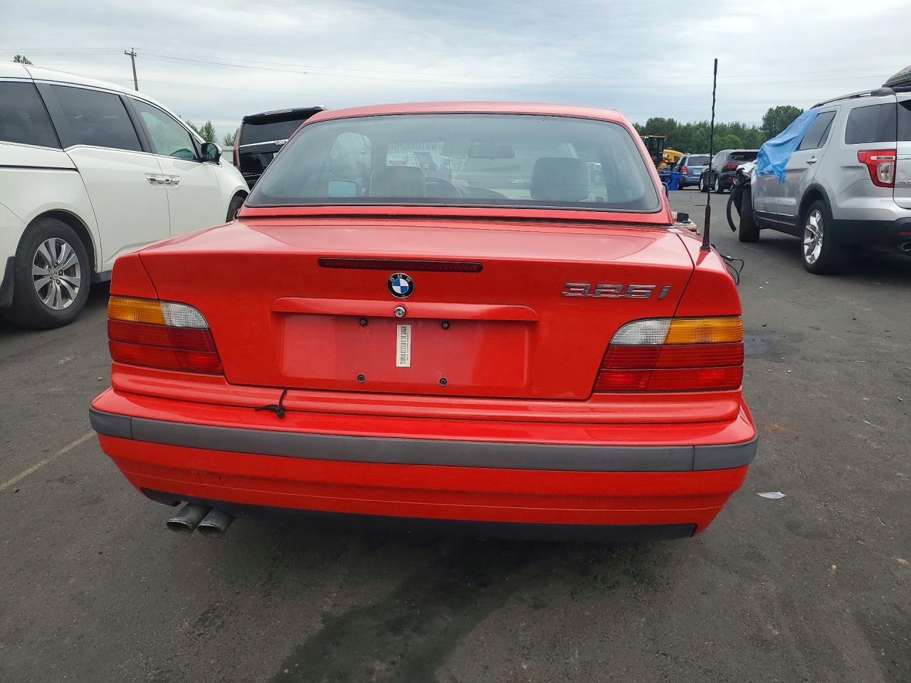 1994 Bmw 325 Ic Красный vin: WBABJ5329RJC80590