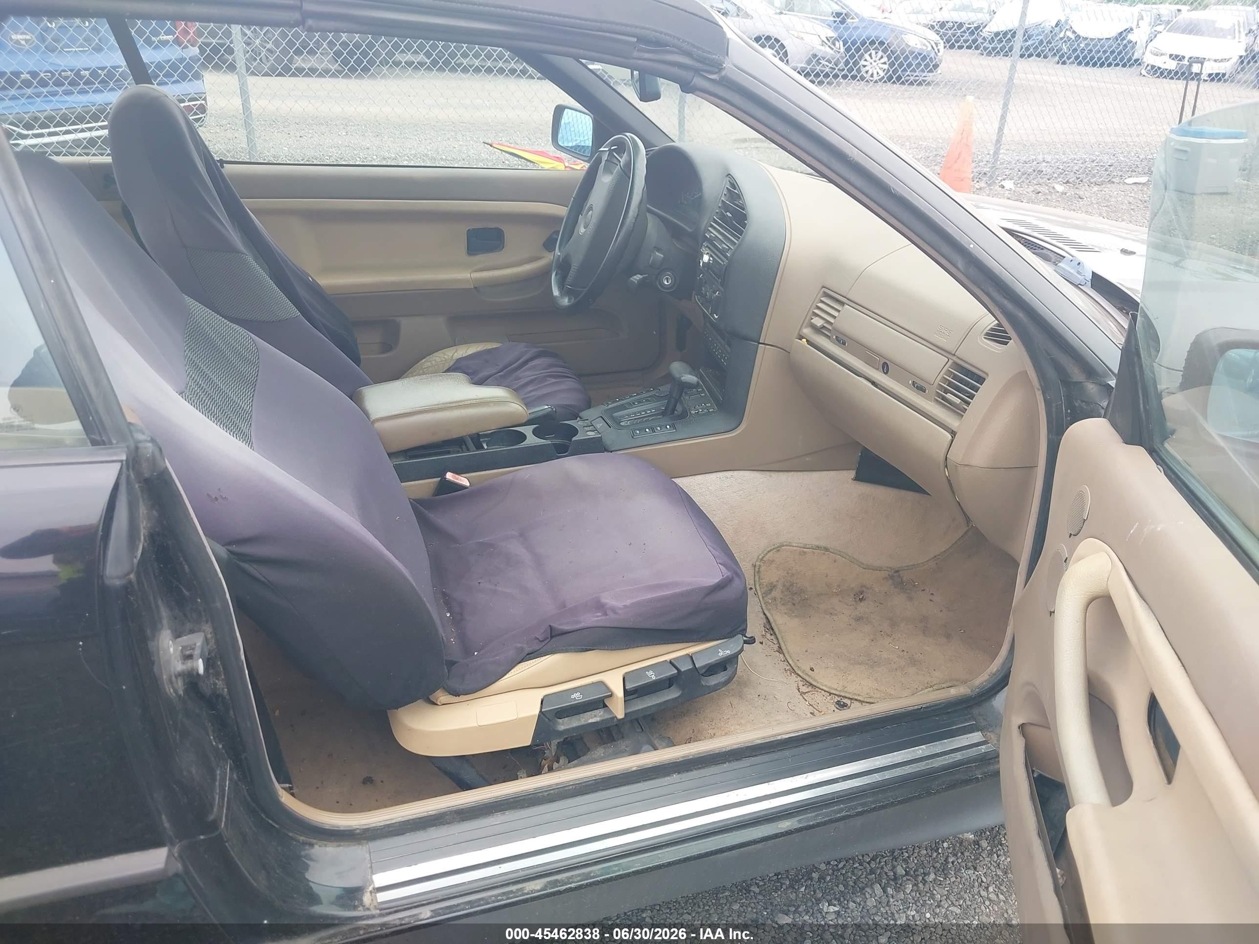 1995 Bmw 325 Ic Automatic Черный vin: WBABJ6320SJD38310