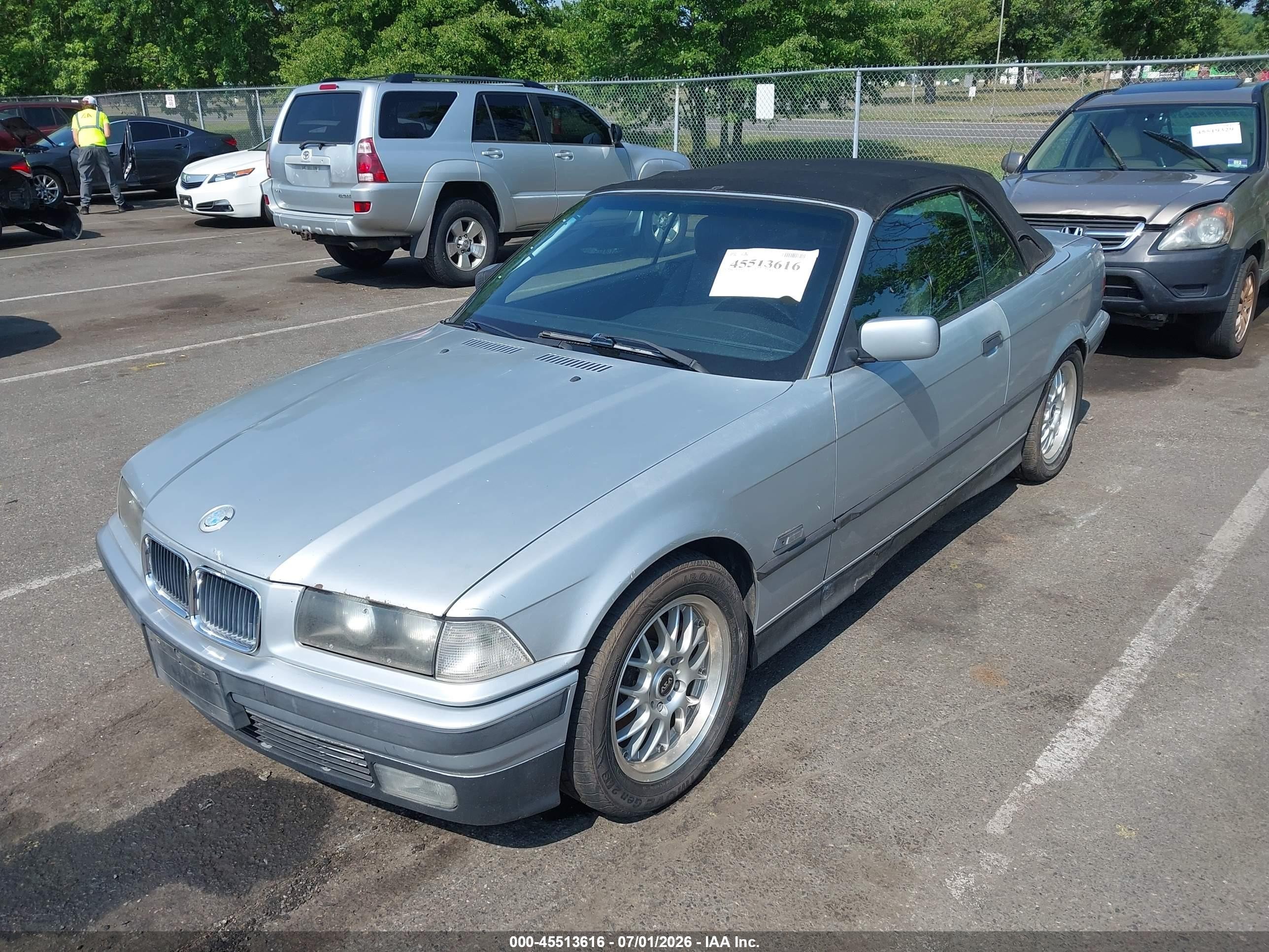 1995 Bmw 325 Ic Automatic Silver vin: WBABJ6320SJD42793