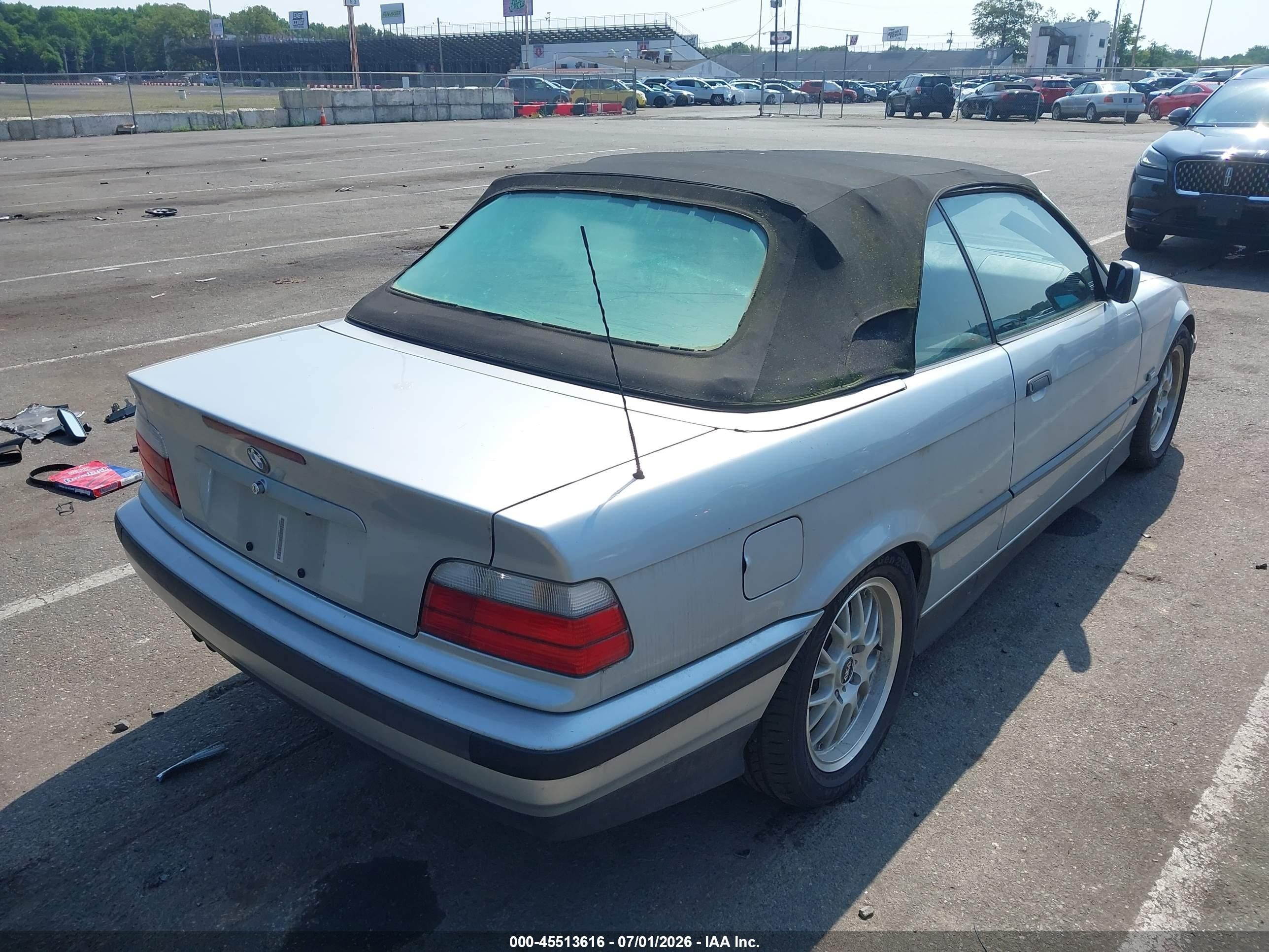 1995 Bmw 325 Ic Automatic Silver vin: WBABJ6320SJD42793