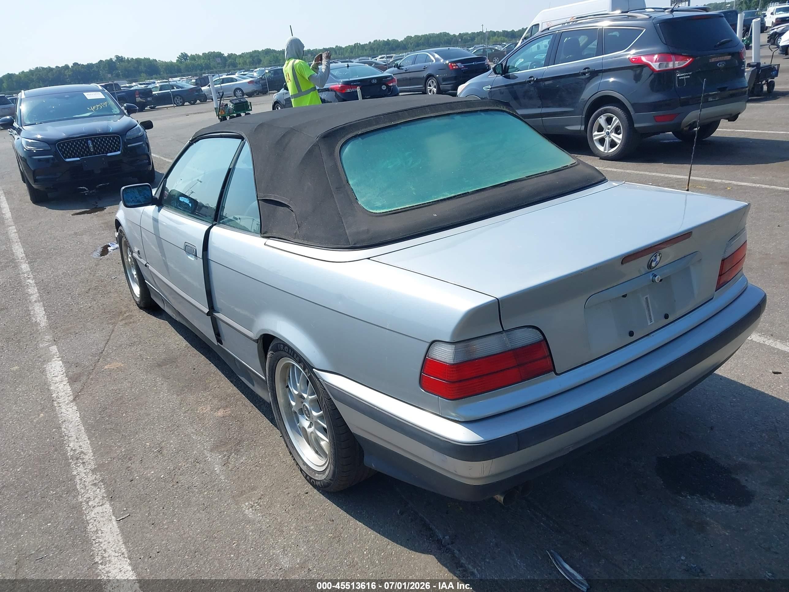 1995 Bmw 325 Ic Automatic Silver vin: WBABJ6320SJD42793