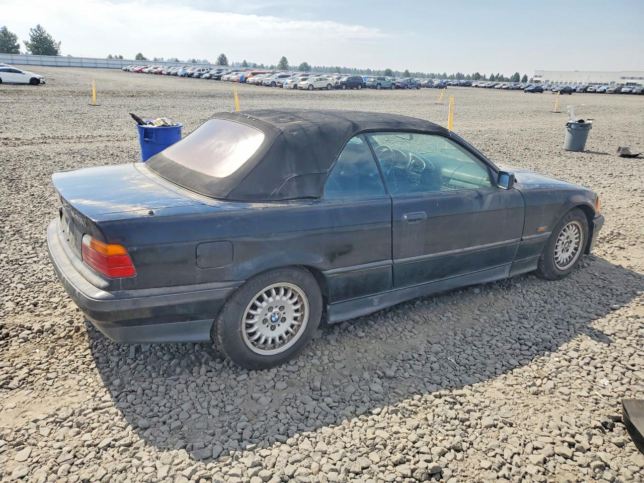 1994 Bmw 325 Ic Automatic Black vin: WBABJ6321RJD37015
