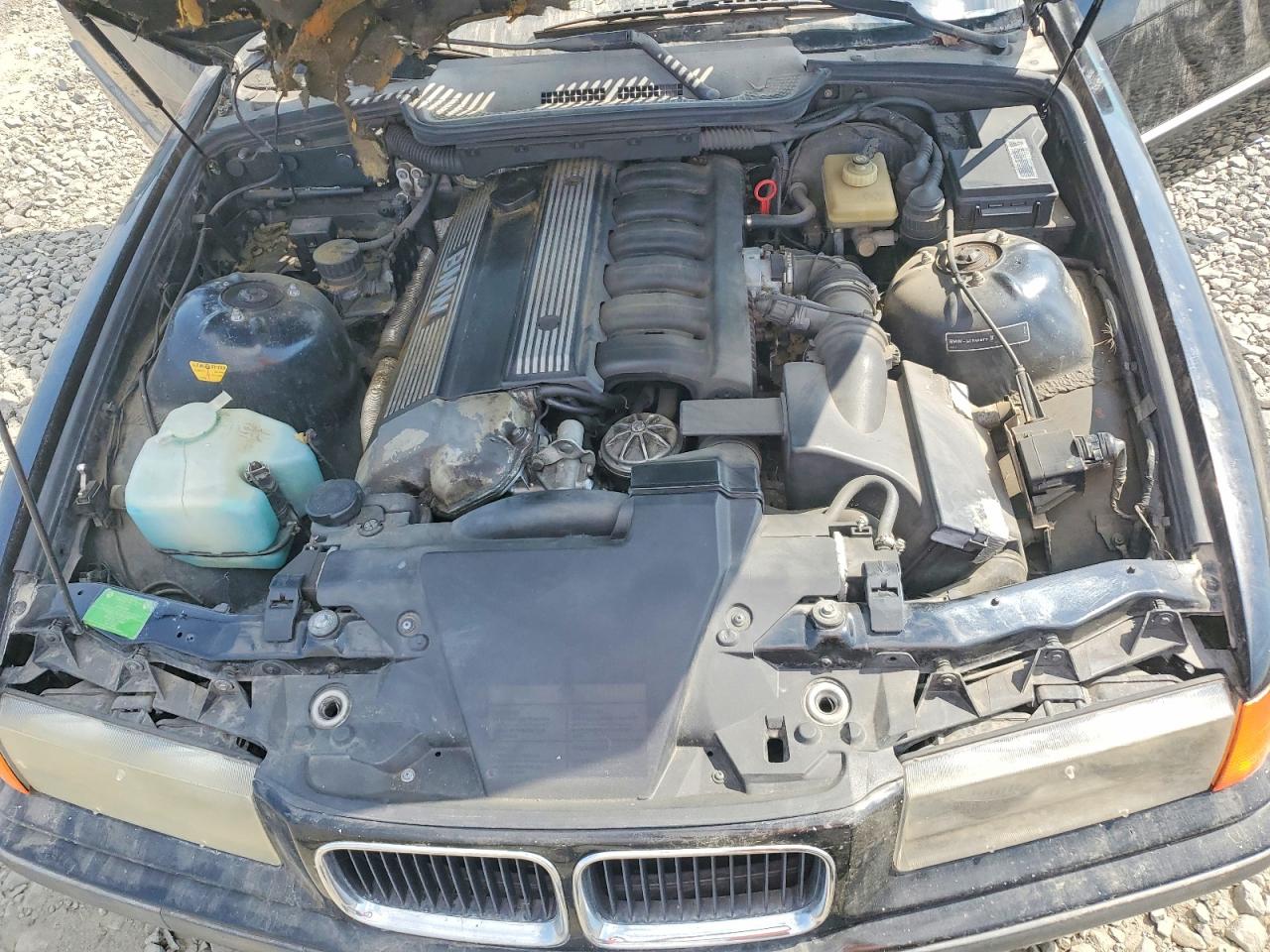 1994 Bmw 325 Ic Automatic Black vin: WBABJ6321RJD37015