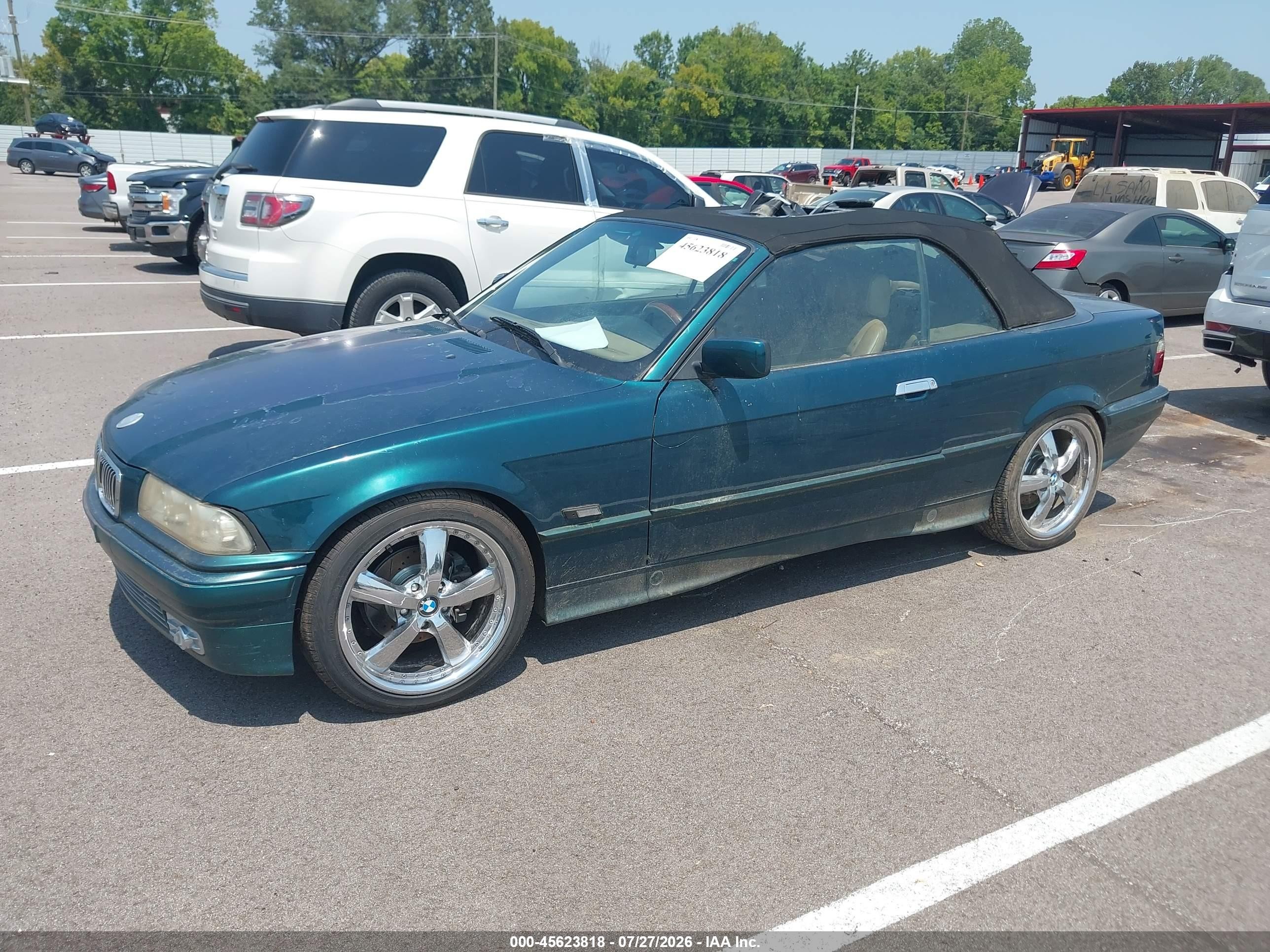 1995 Bmw 325 Ic Automatic Green vin: WBABJ6321SJD42463