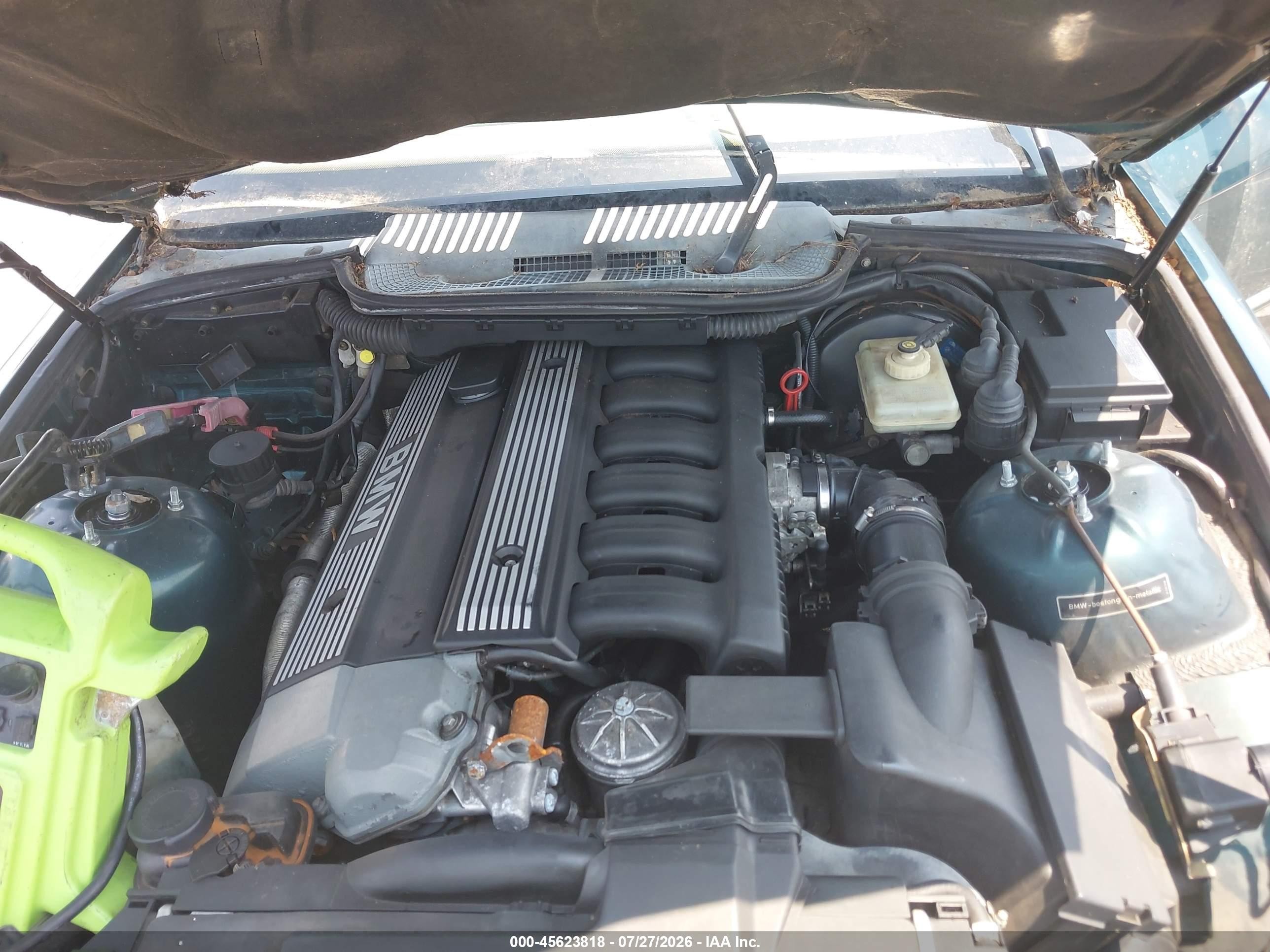 1995 Bmw 325 Ic Automatic Green vin: WBABJ6321SJD42463