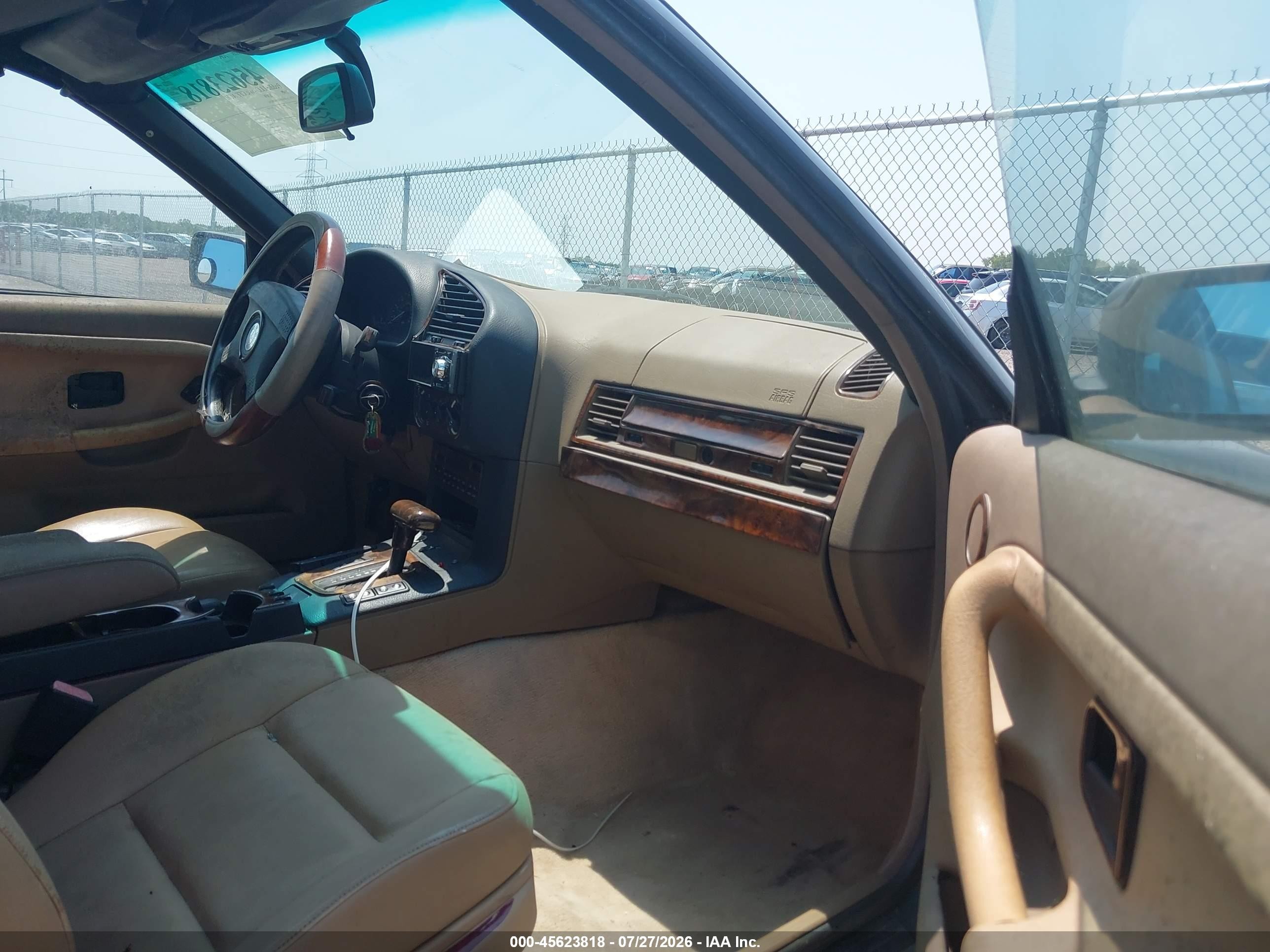 1995 Bmw 325 Ic Automatic Green vin: WBABJ6321SJD42463