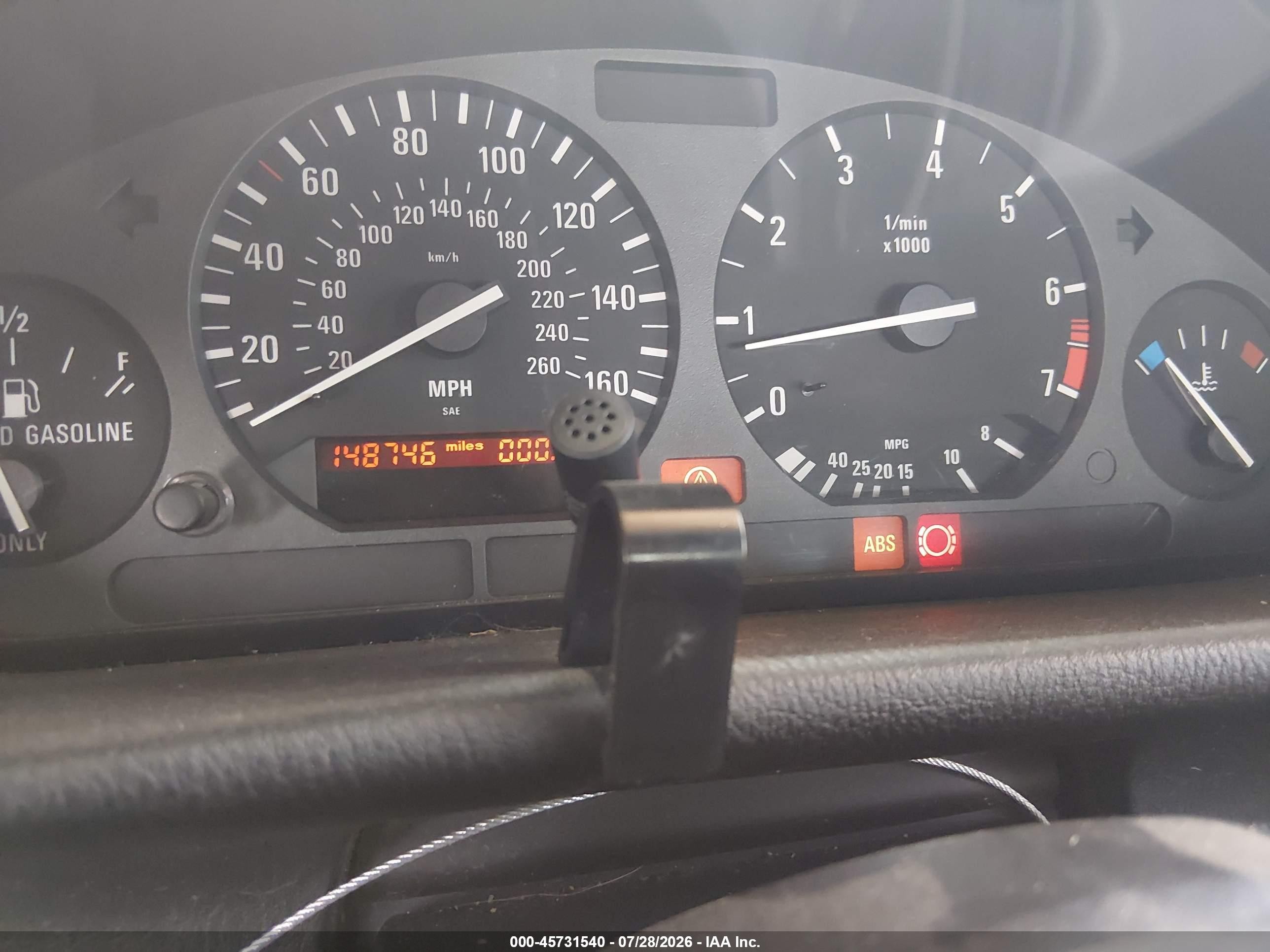 1994 Bmw 325 Ic Automatic Blue vin: WBABJ6323RJD35220